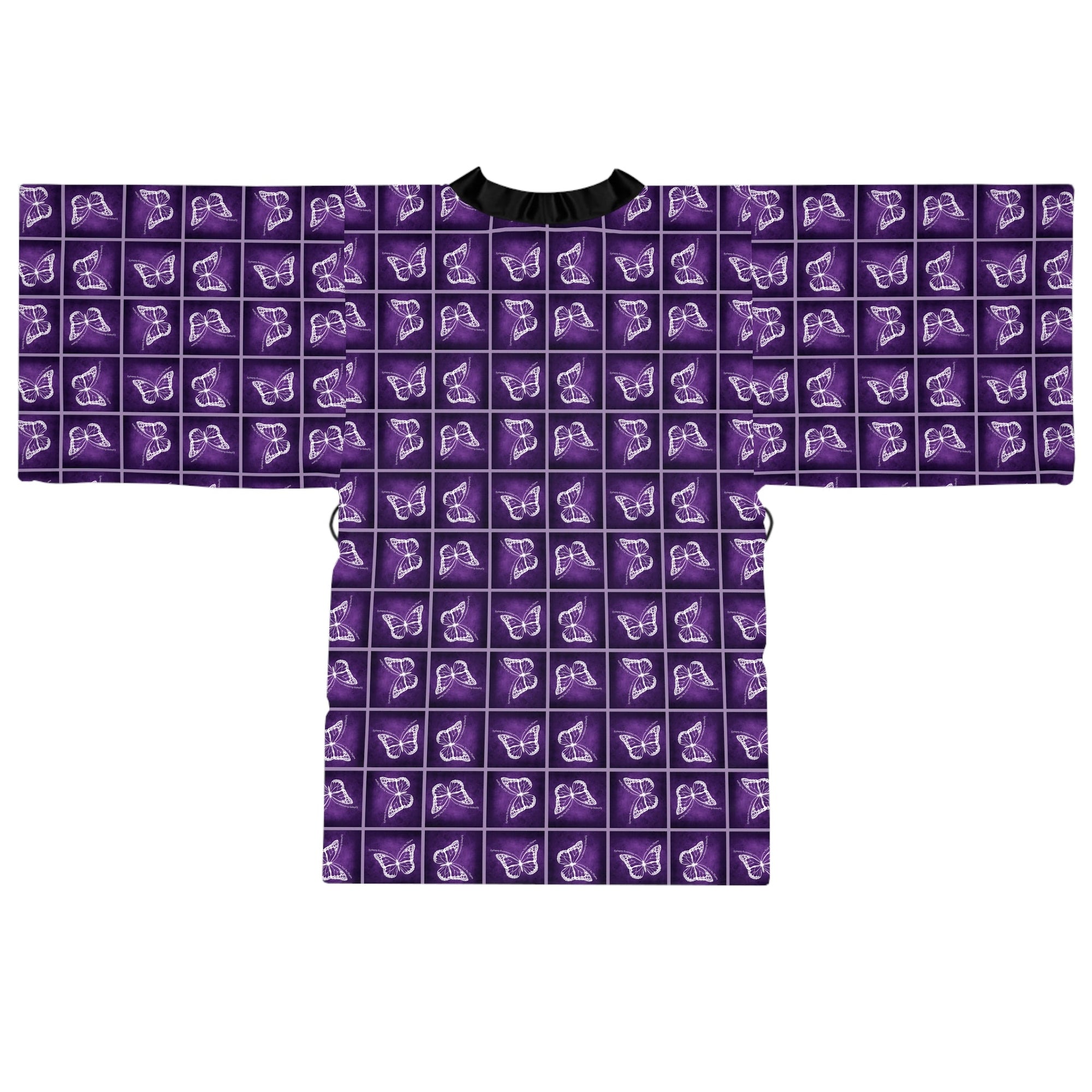 Epilepsy Butterfly Dreams Long Sleeve Kimono Robe - Clothing, Pajamas - EpiAl's Shop
