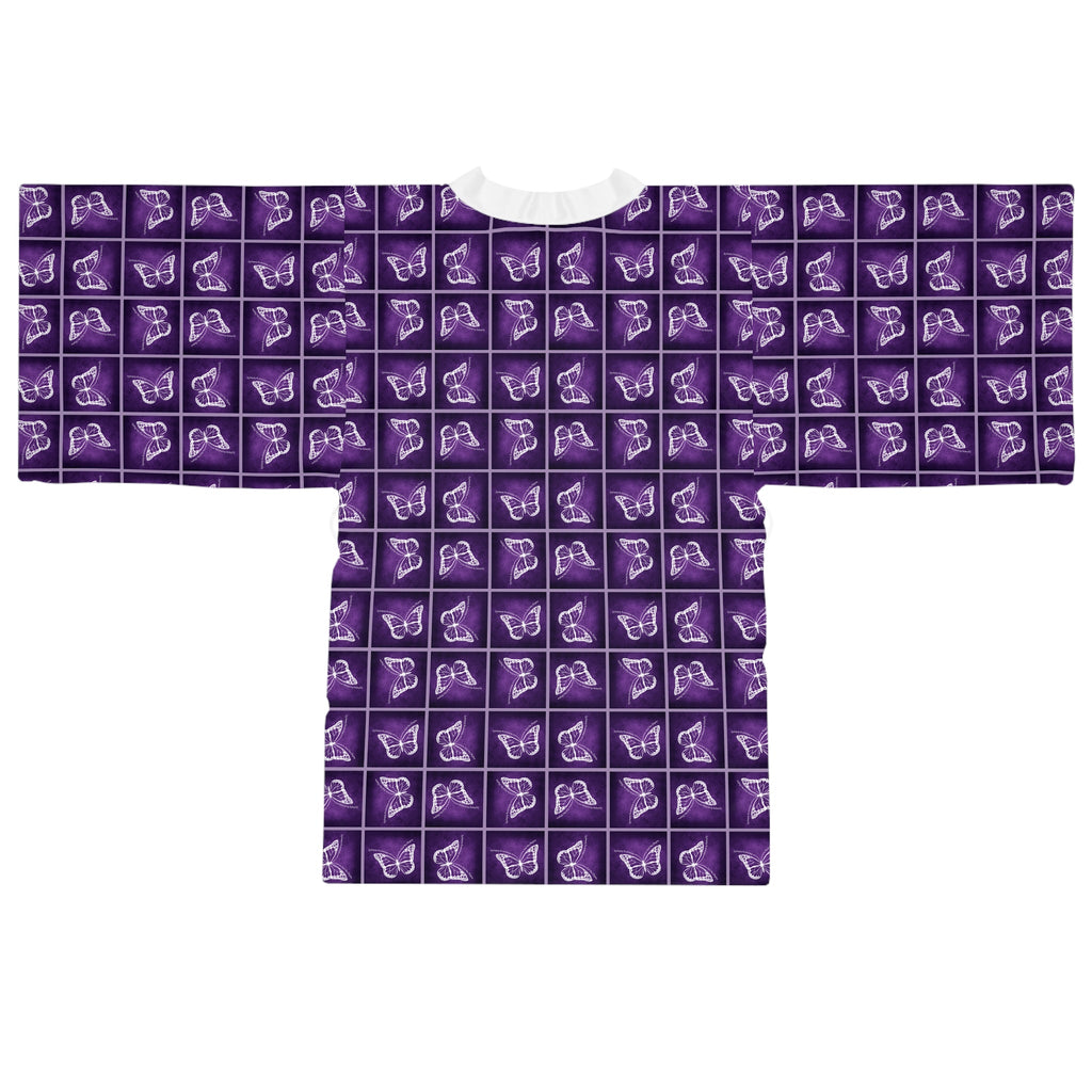 Epilepsy Butterfly Dreams Long Sleeve Kimono Robe - Clothing, Pajamas - EpiAl's Shop