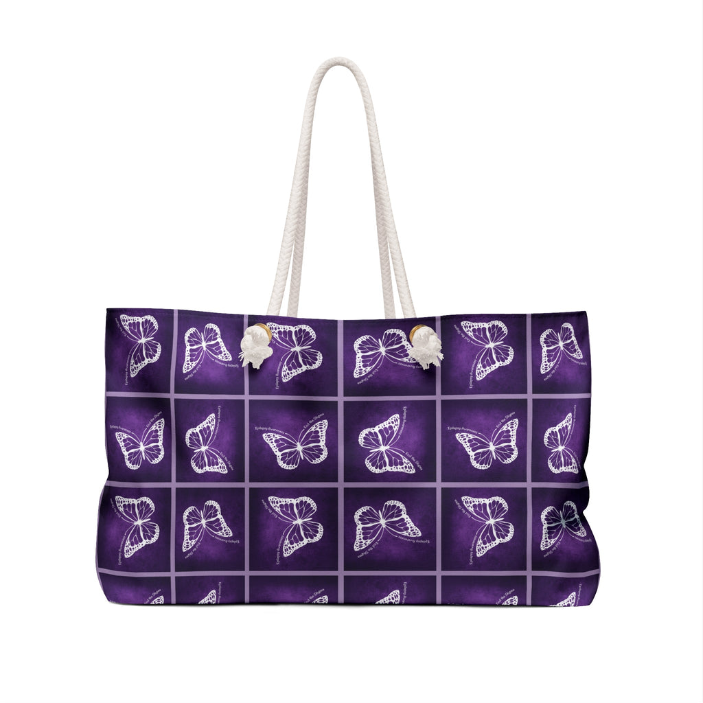 Epilepsy Butterfly Weekender Bag - Bags, Handbag - EpiAl's Shop