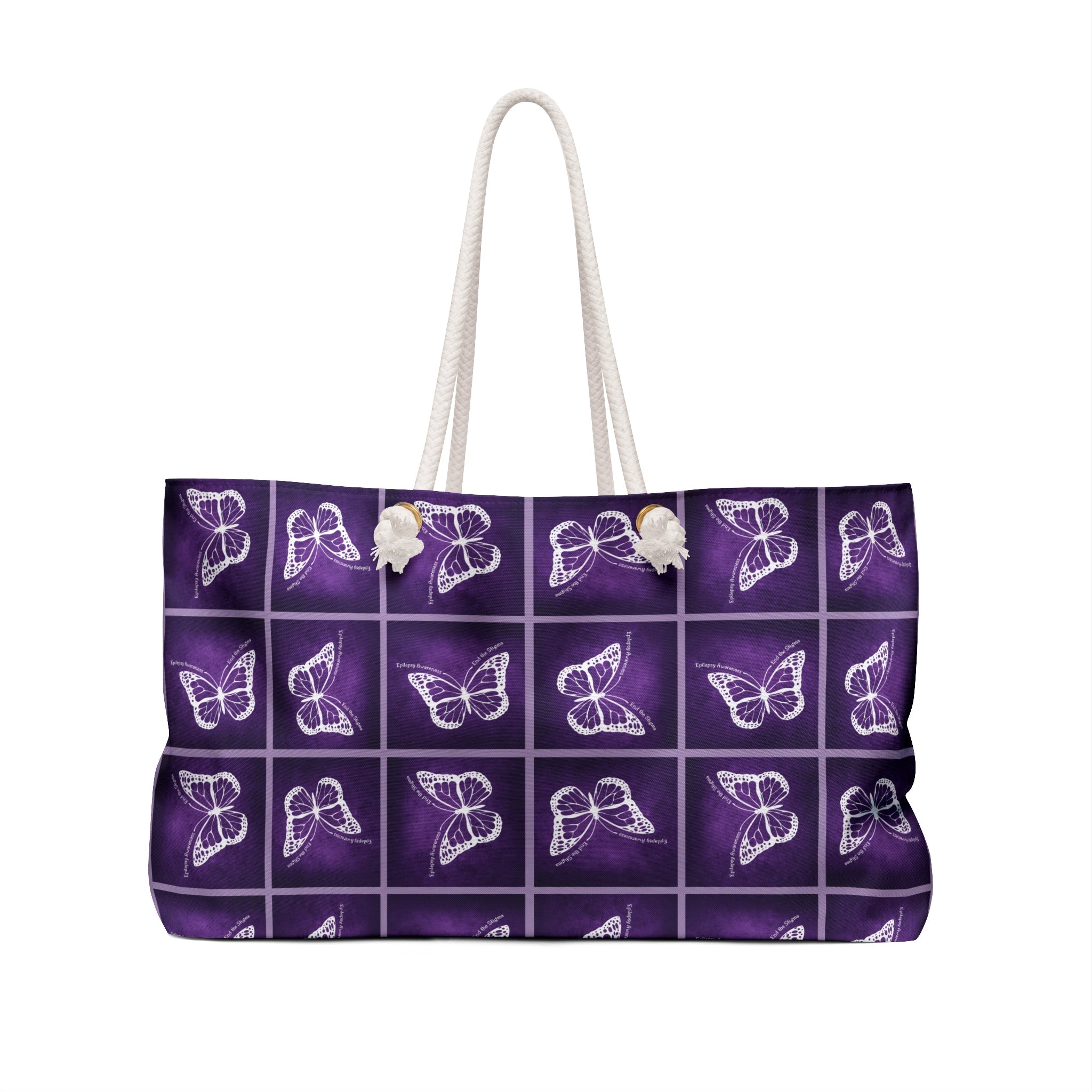 Epilepsy Butterfly Weekender Bag - Bags, Handbag - EpiAl's Shop