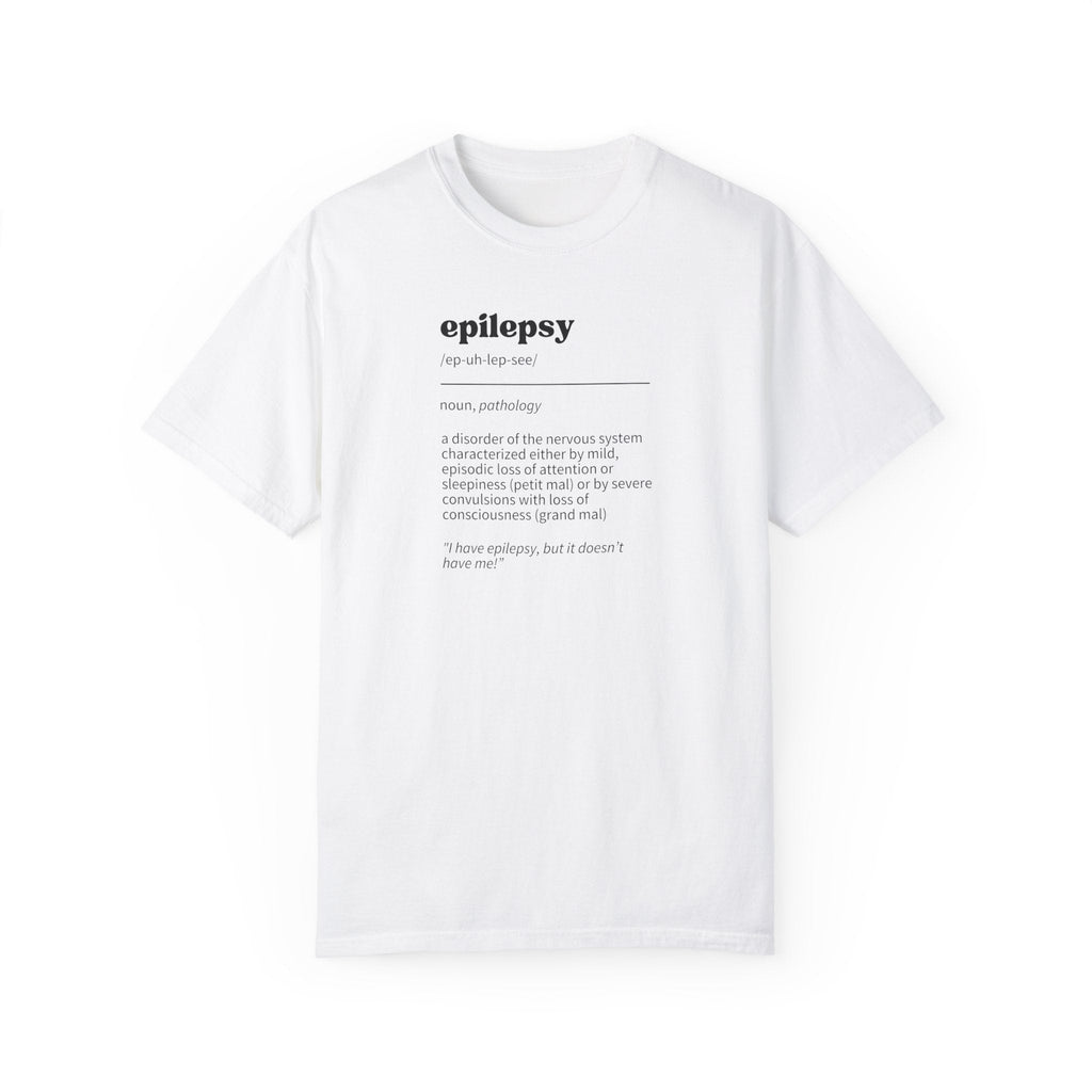 Epilepsy Definition Unisex Garment - Dyed T - shirt - T - Shirt - Epileptic Al’s Shop