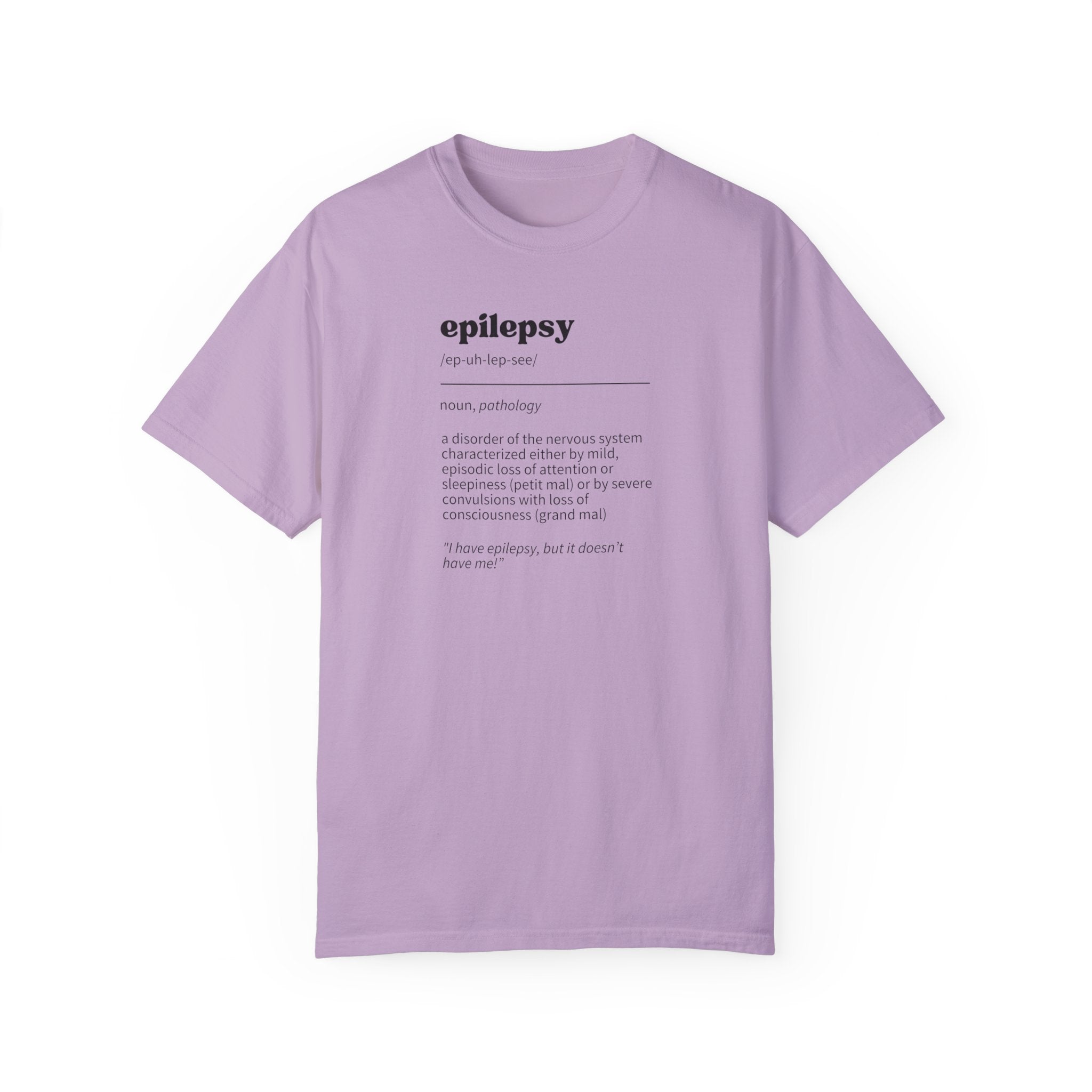 Epilepsy Definition Unisex Garment - Dyed T - shirt - T - Shirt - Epileptic Al’s Shop