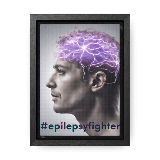 Epilepsy Fighter Gallery Canvas Wraps, Vertical Frame - Canvas - Epileptic Al’s Shop