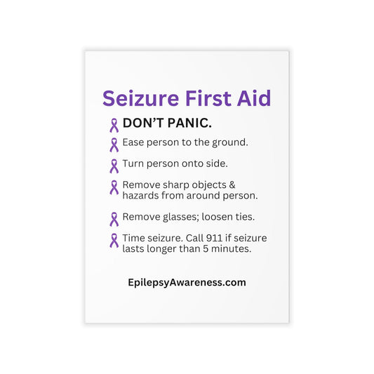 Epilepsy First Aid Wall Decals - Wall Decal - Epileptic Al’s Shop