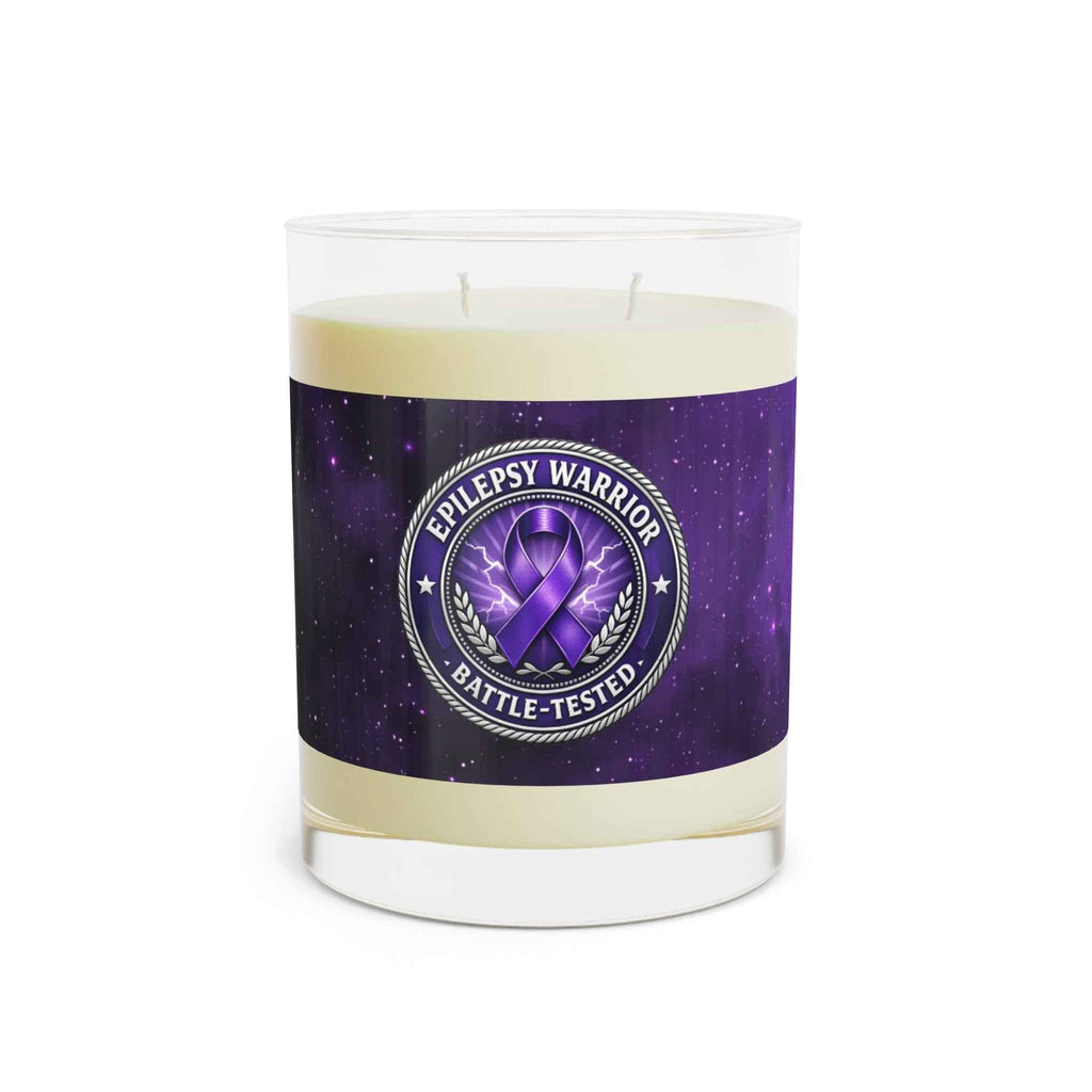 Epilepsy Warrior – Battle-Tested Awareness Candle - Decor, Candles, Scented - EpiAl's Shop