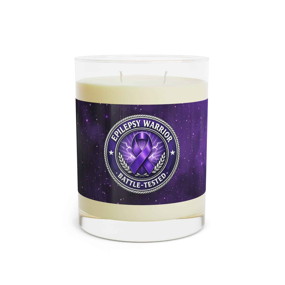 Epilepsy Warrior – Battle-Tested Awareness Candle - Decor, Candles, Scented - EpiAl's Shop