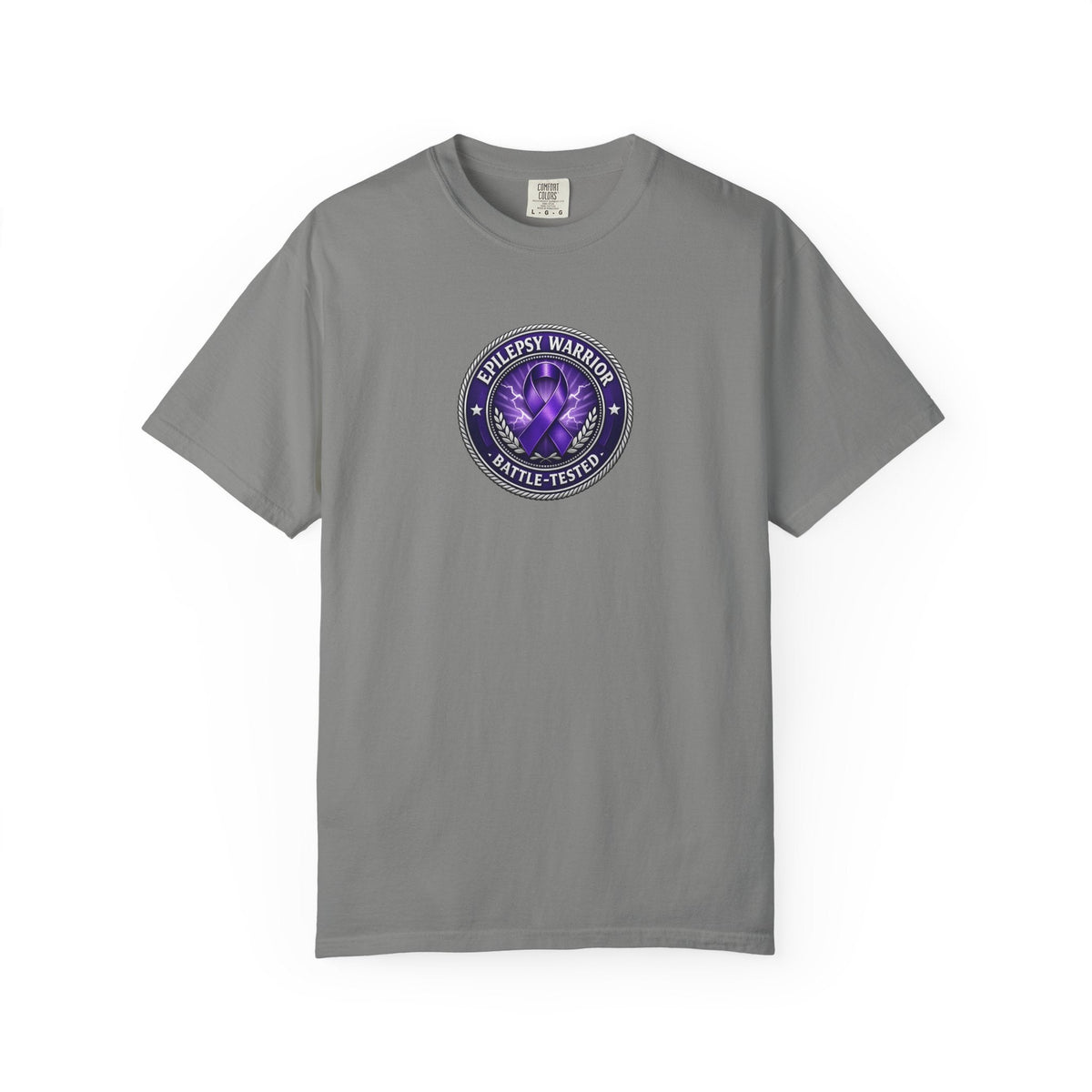 Epilepsy Warrior – Battle-Tested Awareness T-Shirt - Clothing, Unisex, T-Shirts - EpiAl's Shop