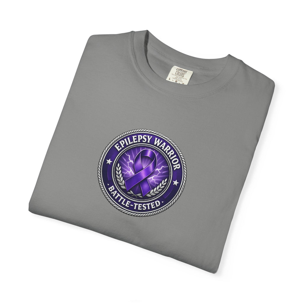 Epilepsy Warrior – Battle-Tested Awareness T-Shirt - Clothing, Unisex, T-Shirts - EpiAl's Shop