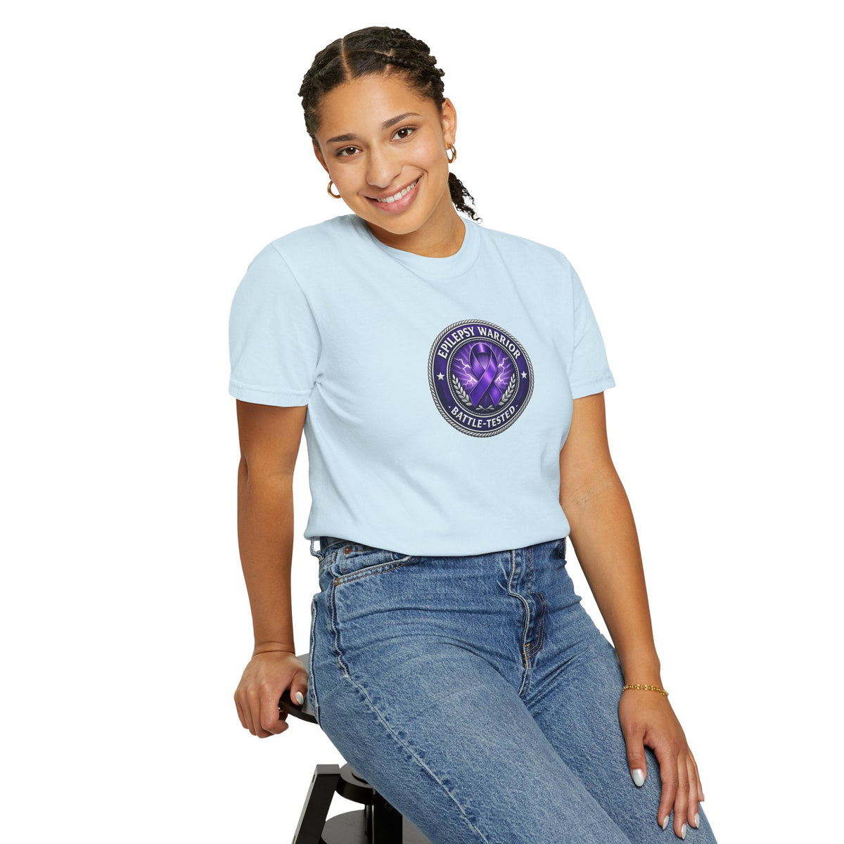 Epilepsy Warrior – Battle-Tested Awareness T-Shirt - Clothing, Unisex, T-Shirts - EpiAl's Shop