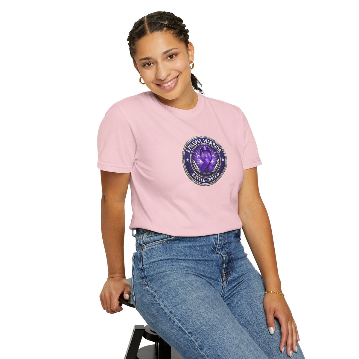 Epilepsy Warrior – Battle-Tested Awareness T-Shirt - Clothing, Unisex, T-Shirts - EpiAl's Shop