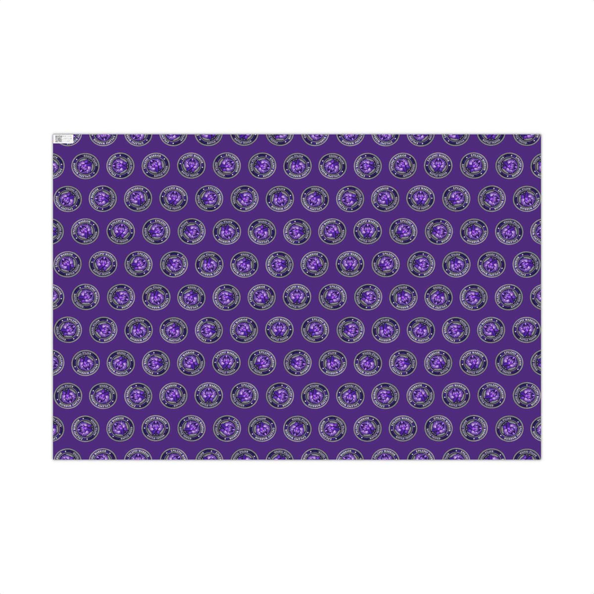 Epilepsy Warrior Gift Wrap | Purple Awareness All-Occasion Wrapping Paper - Gift Wrap, Paper - EpiAl's Shop