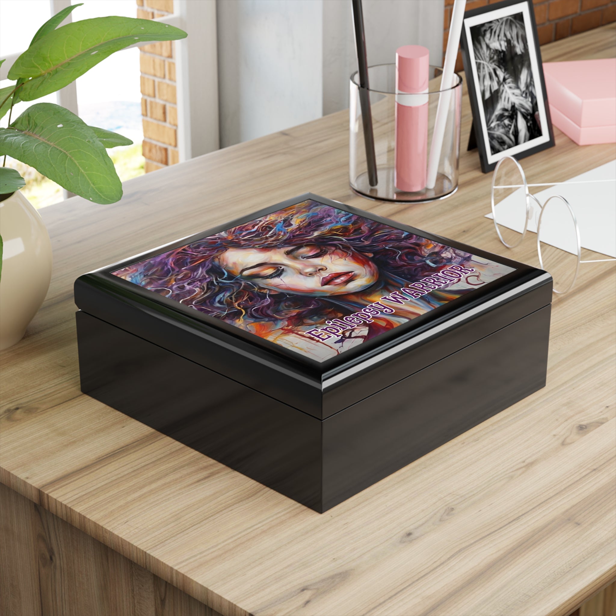 Epilepsy Warrior Jewelry Box - Decor, Bedroom, Jewelry Boxes - EpiAl's Shop