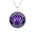 Epilepsy Warrior Necklace | Battle-Tested Awareness Pendant - Jewelry, Necklaces - EpiAl's Shop