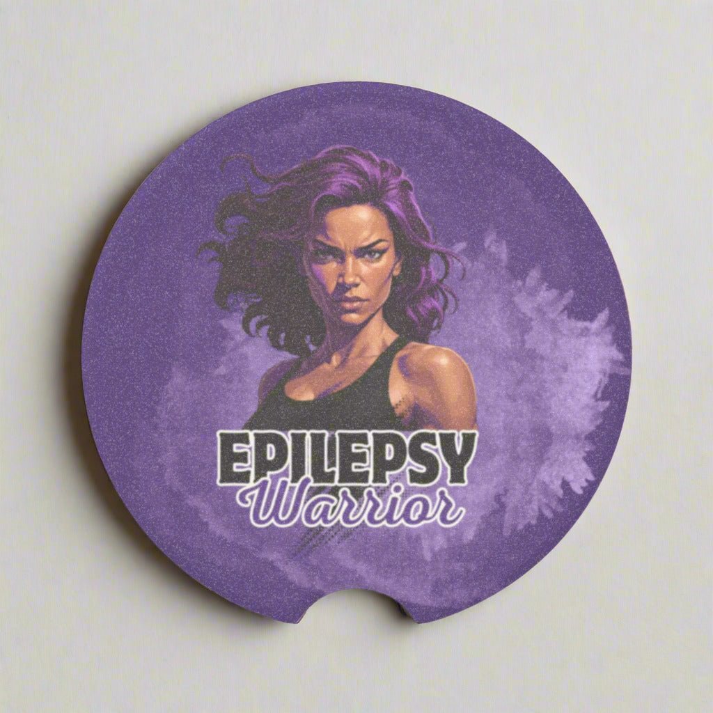 Epilepsy Warrior Soapstone Car Coaster - Accessories, Auto, Coasters - EpiAl's Shop
