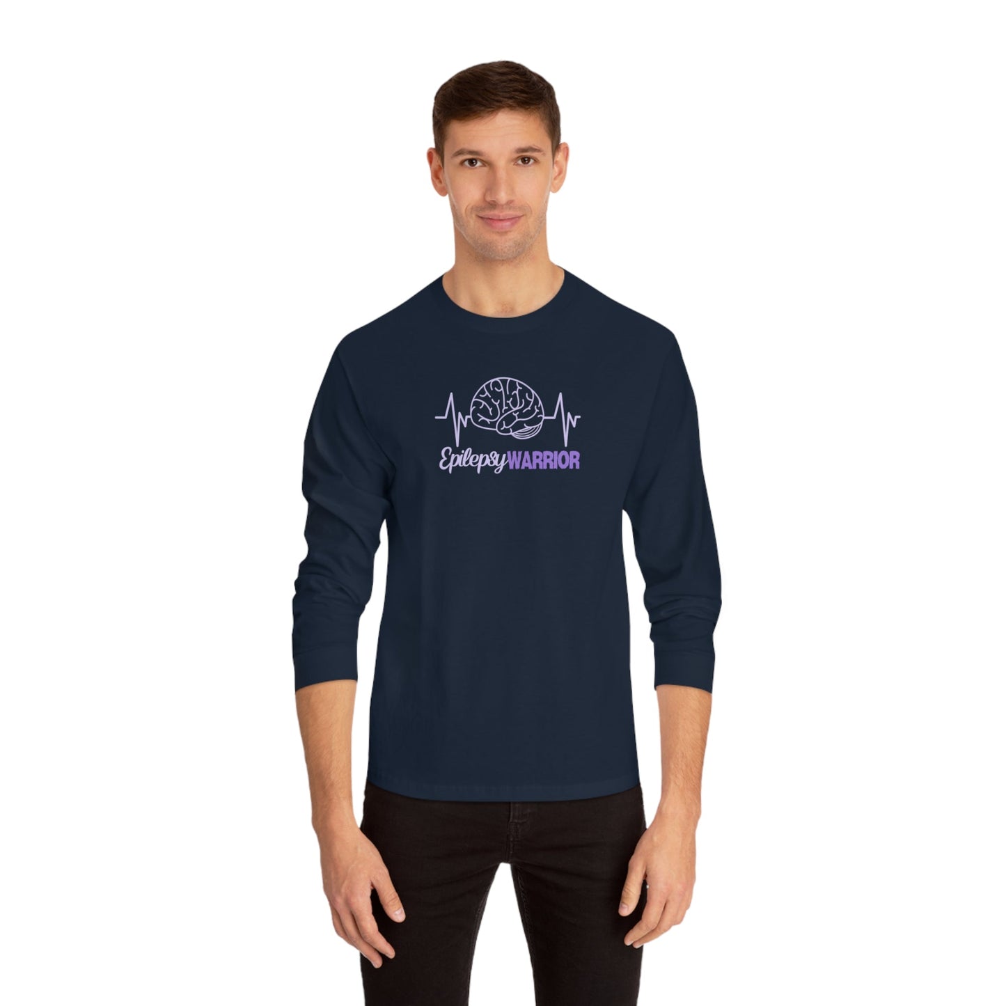 Epilepsy Warrior Unisex Classic Long Sleeve T - Shirt - Long - sleeve - Epileptic Al’s Shop