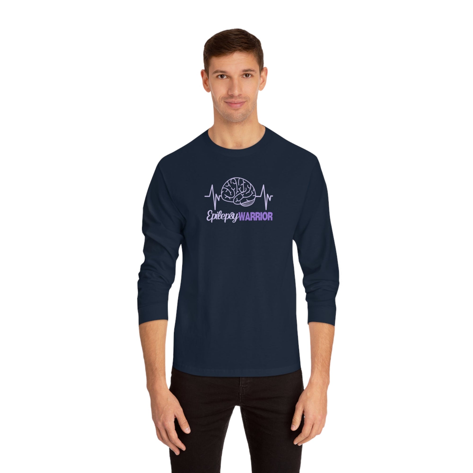 Epilepsy Warrior Unisex Classic Long Sleeve T - Shirt - Long - sleeve - Epileptic Al’s Shop
