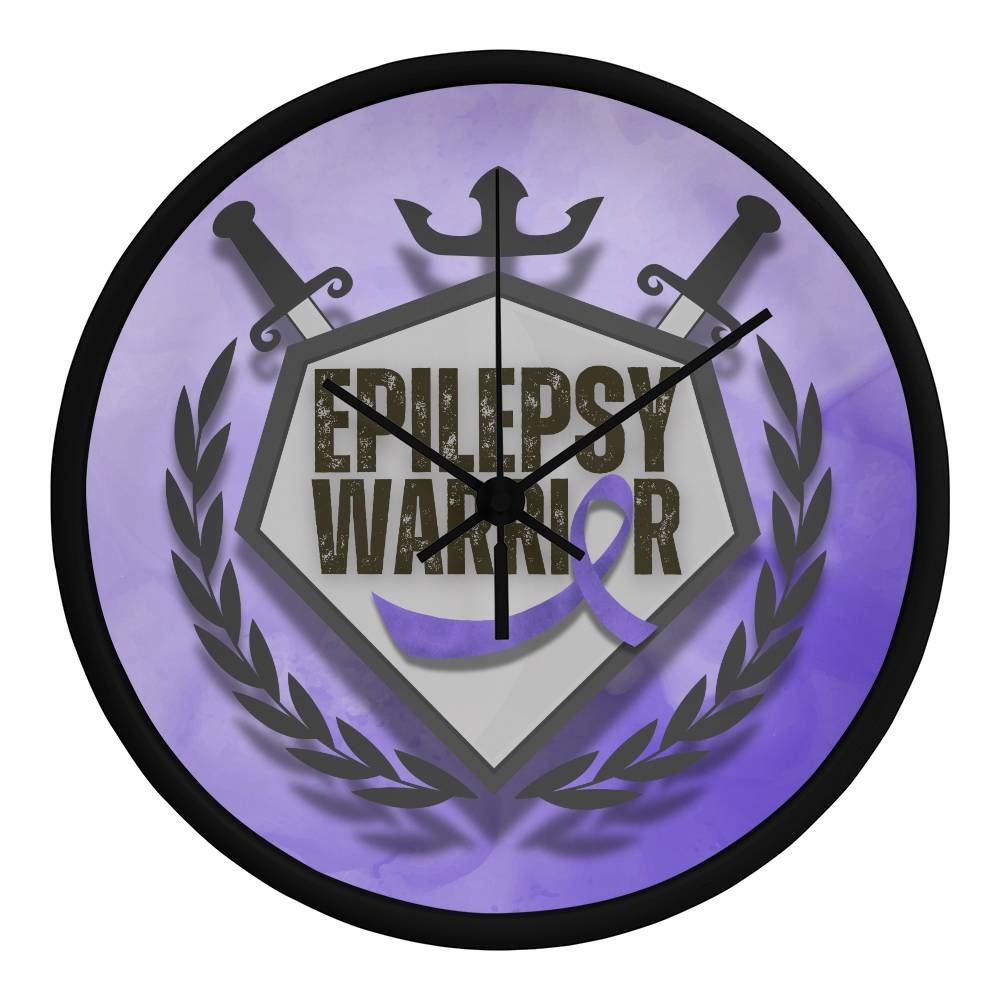 Epilepsy Warrior Wall Clock - Jewelry - EpiAl's Shop