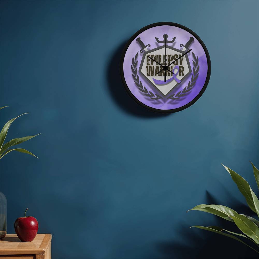 Epilepsy Warrior Wall Clock - Jewelry - EpiAl's Shop
