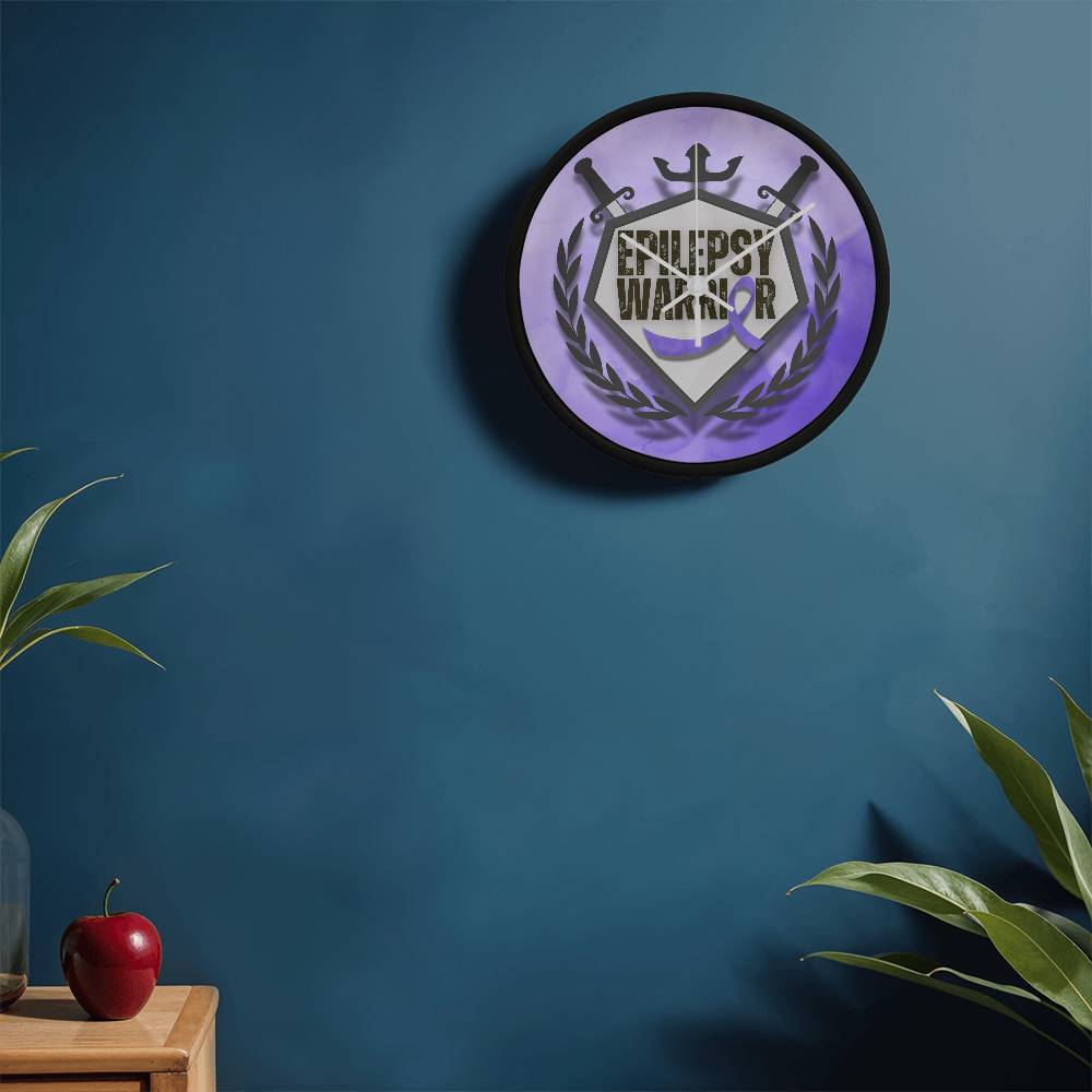 Epilepsy Warrior Wall Clock - Jewelry - EpiAl's Shop