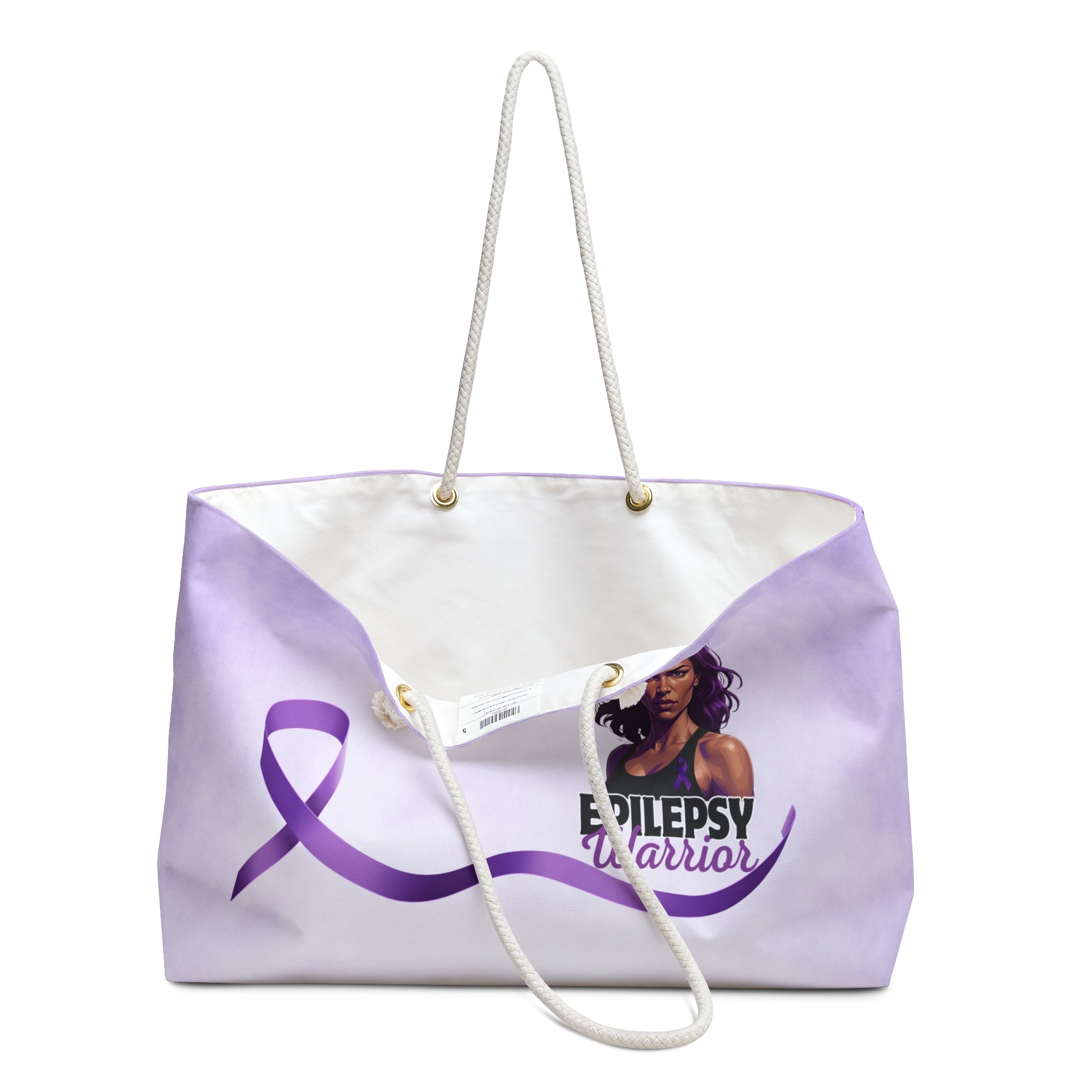 Epilepsy Warrior Weekender Bag/Large Handbag - Bags, Handbag - EpiAl's Shop