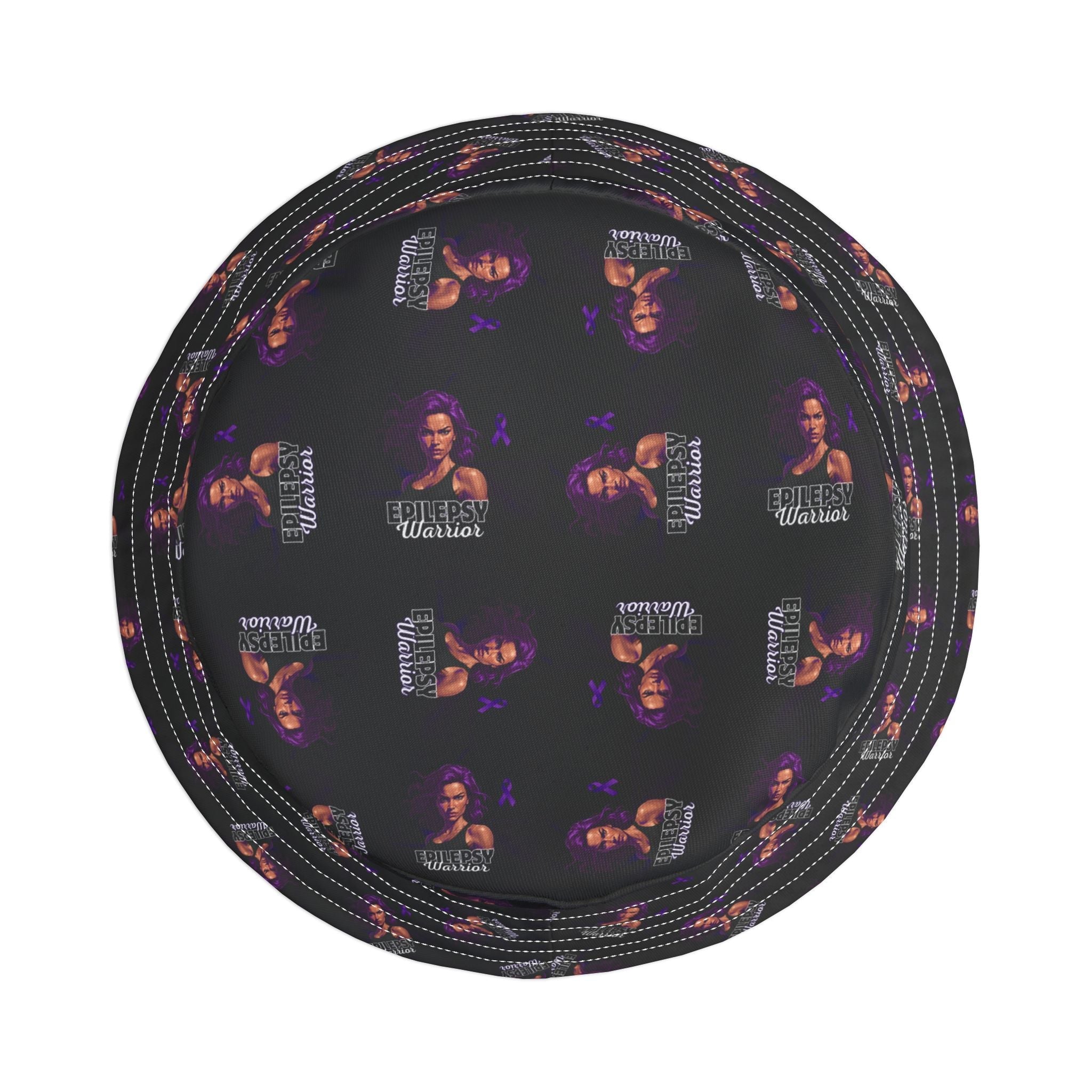Epilepsy Warrior Woman Bucket Hat - Hats, Bucket - EpiAl's Shop