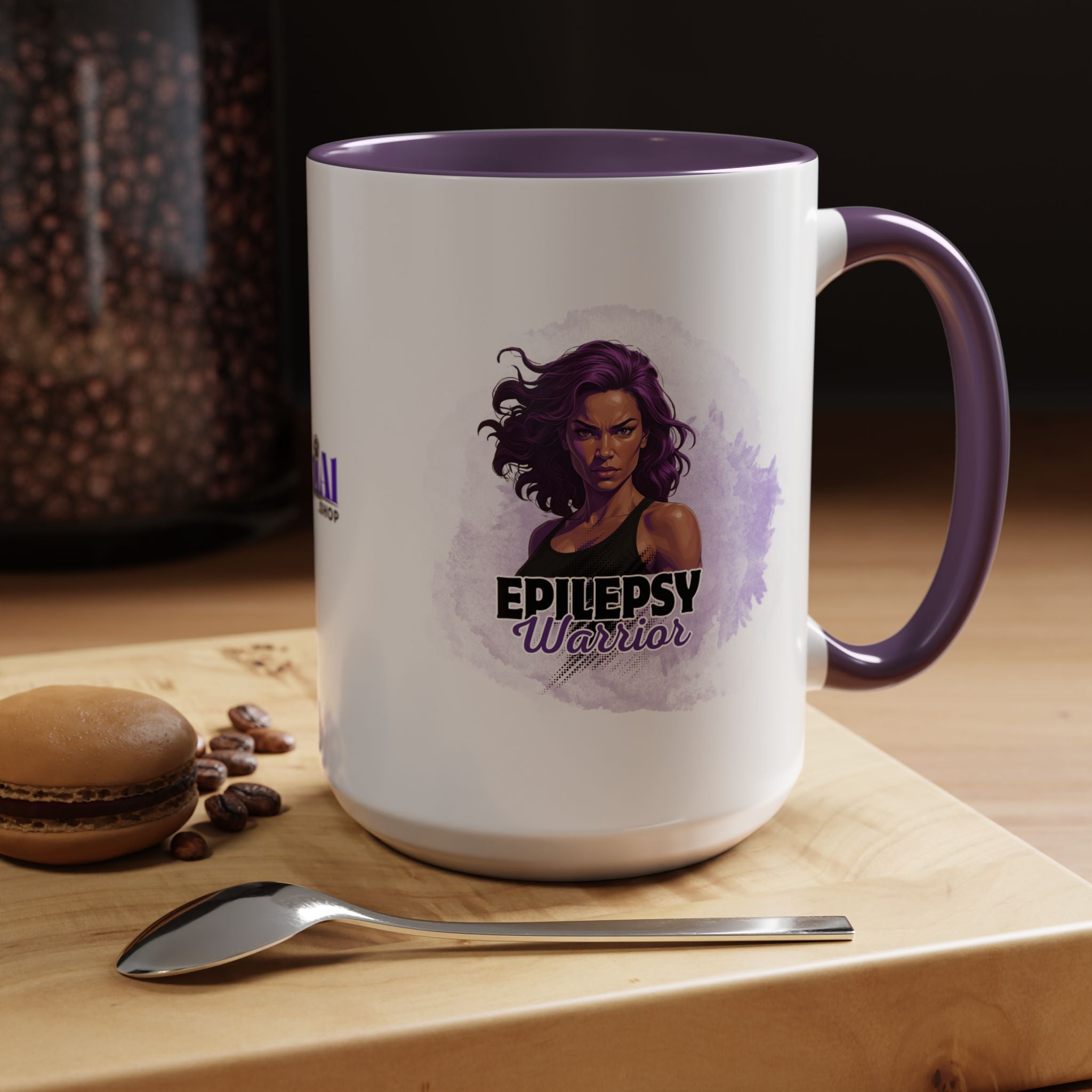 Epilepsy Warrior Woman Coffee Mug - Drinkware, Coffee Mugs - EpiAl's Shop