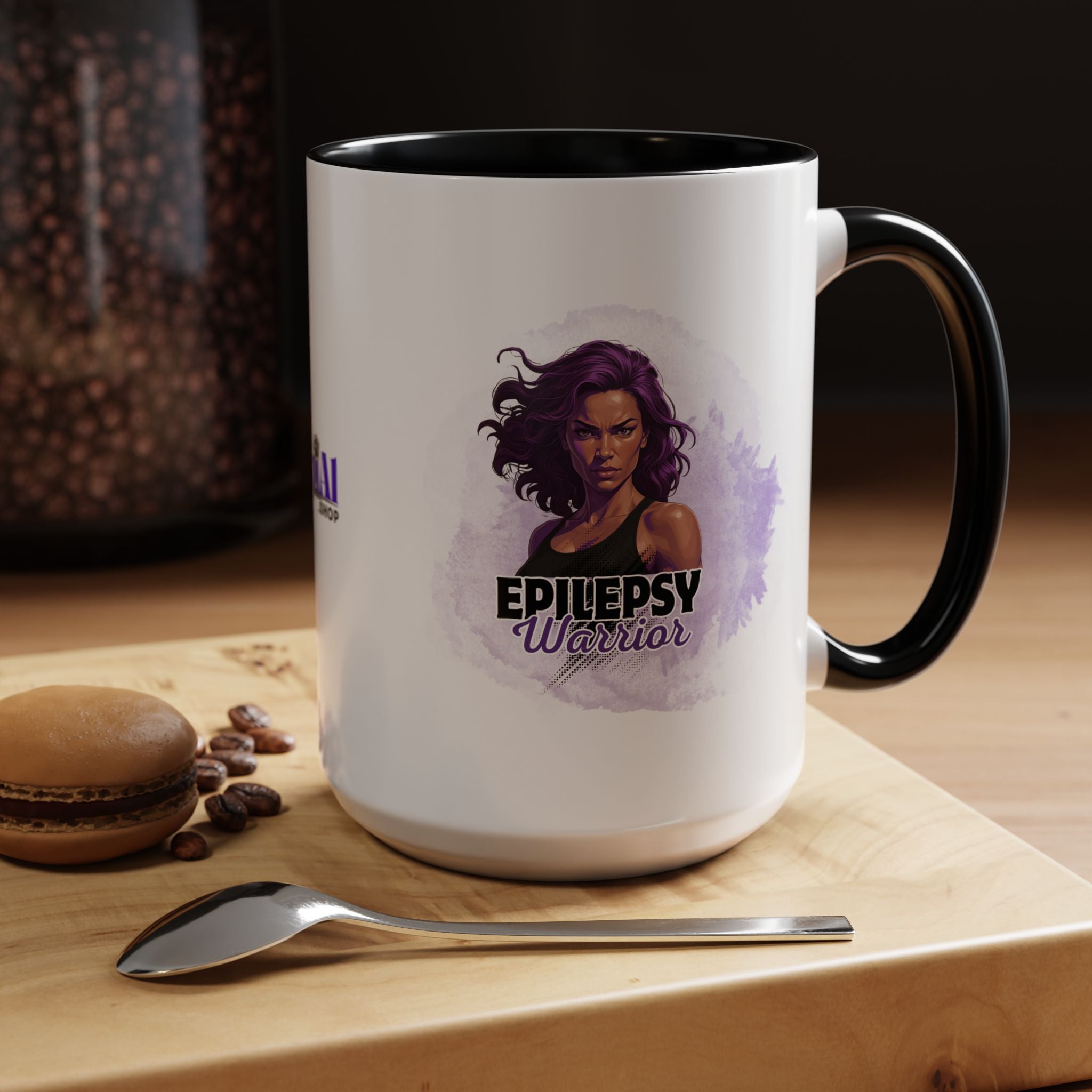 Epilepsy Warrior Woman Coffee Mug - Drinkware, Coffee Mugs - EpiAl's Shop