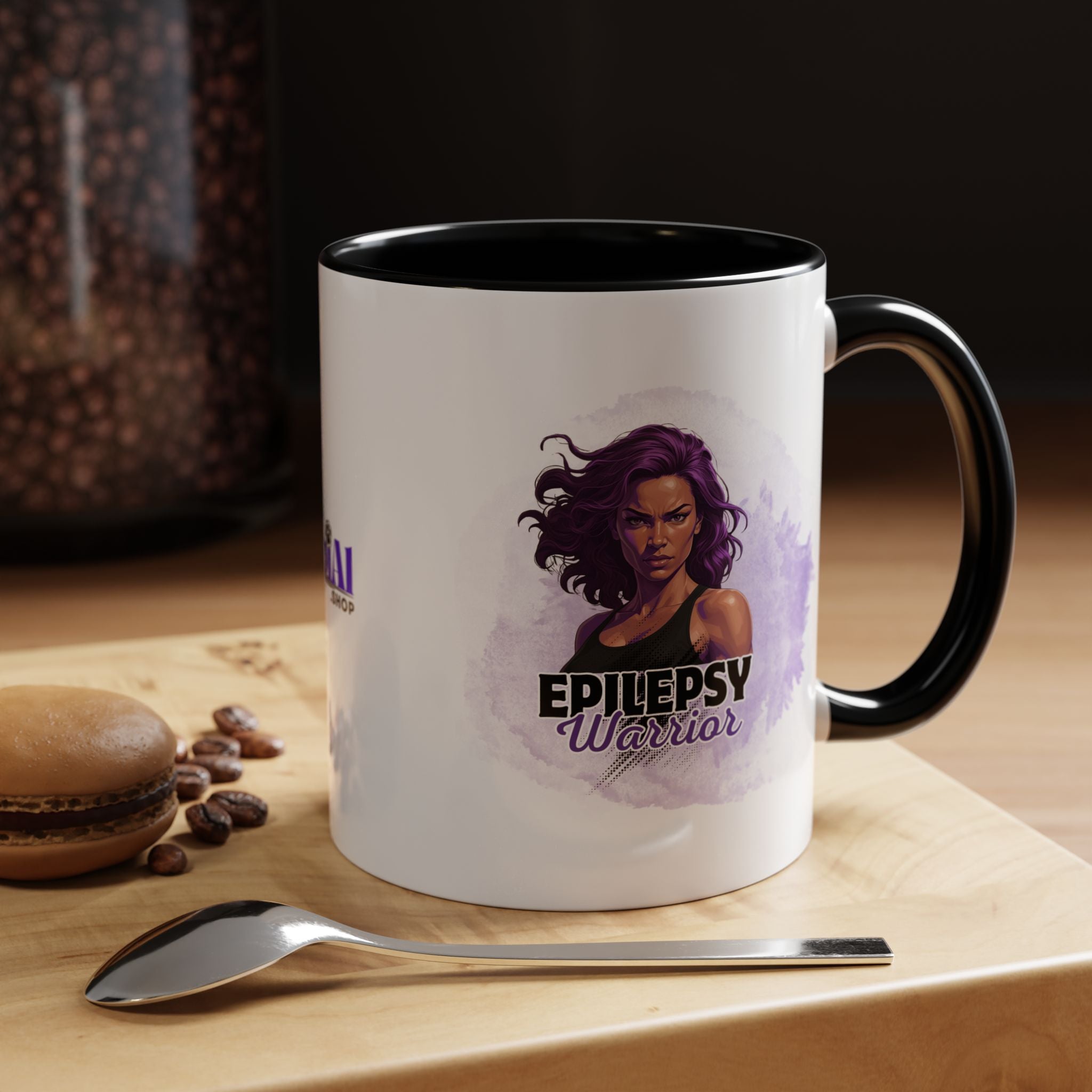 Epilepsy Warrior Woman Coffee Mug - Drinkware, Coffee Mugs - EpiAl's Shop