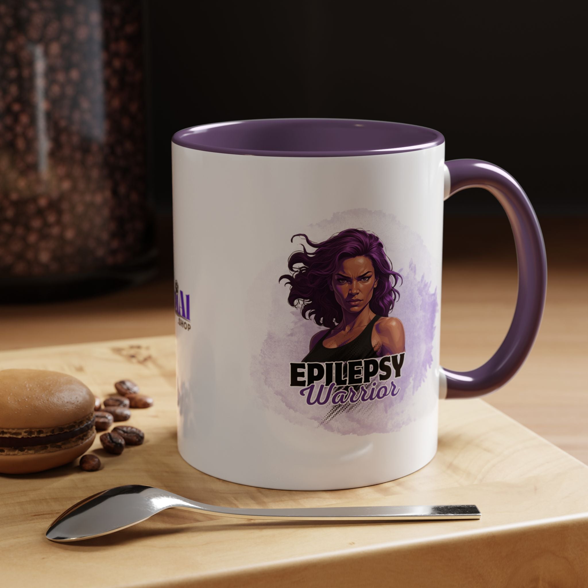 Epilepsy Warrior Woman Coffee Mug - Drinkware, Coffee Mugs - EpiAl's Shop