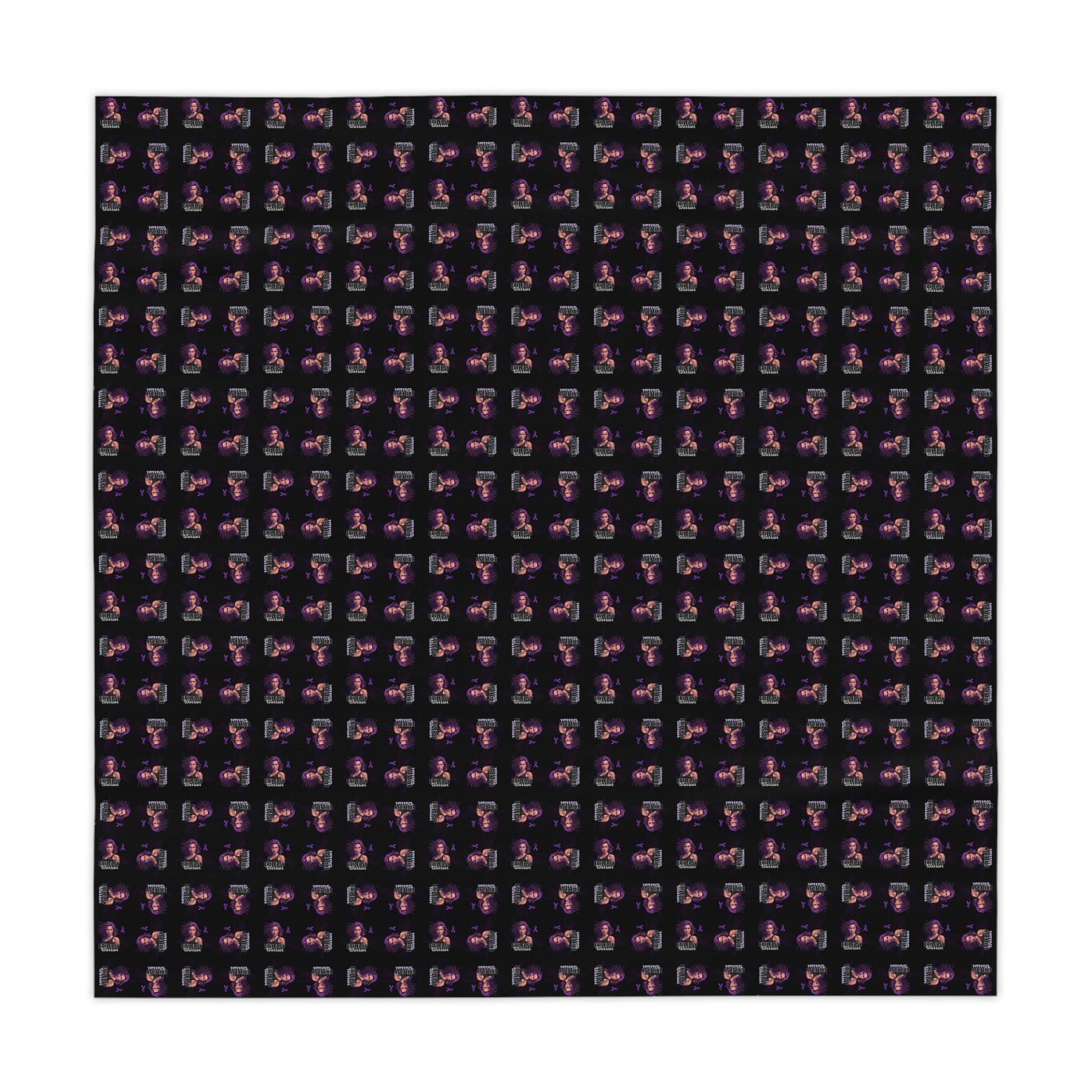 Epilepsy Warrior Woman Print Tablecloth for Dining - Decor, Dining, Table Decor - EpiAl's Shop