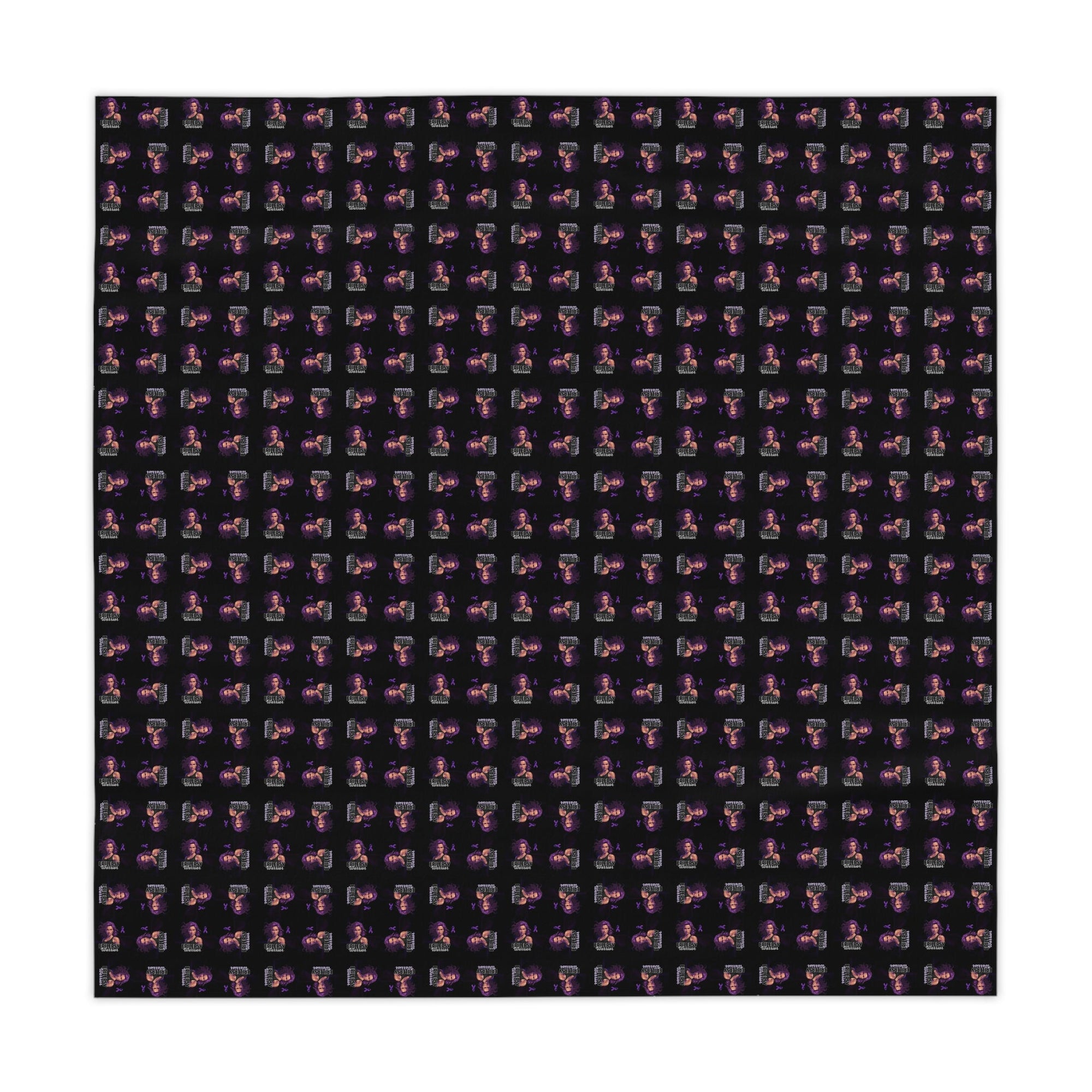 Epilepsy Warrior Woman Print Tablecloth for Dining - Decor, Dining, Table Decor - EpiAl's Shop