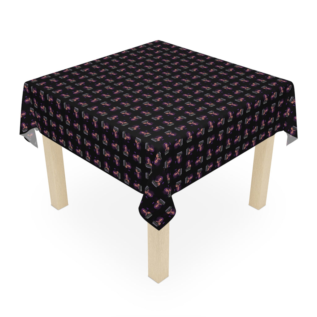 Epilepsy Warrior Woman Print Tablecloth for Dining - Decor, Dining, Table Decor - EpiAl's Shop