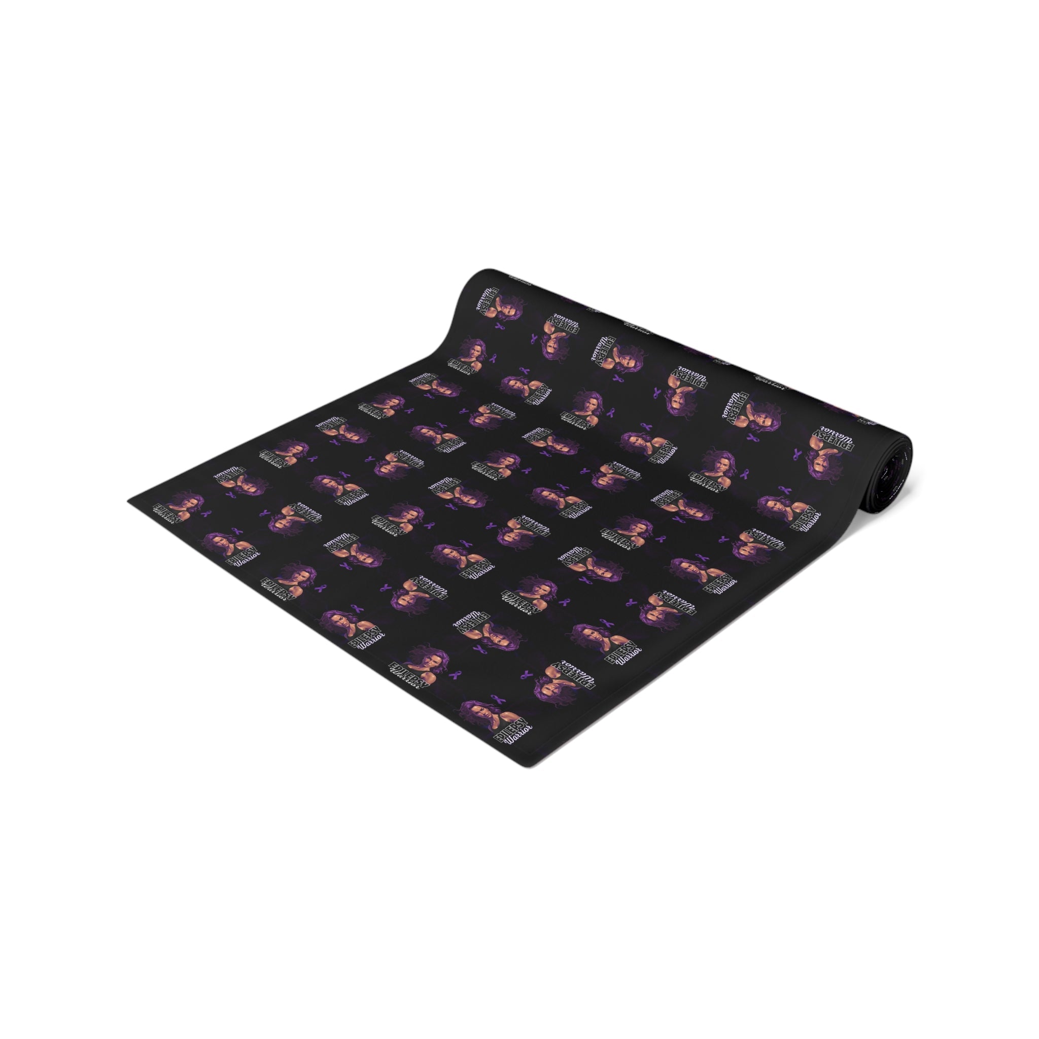 Epilepsy Warrior Woman Table Runner - Decor, Dining, Table Decor - EpiAl's Shop