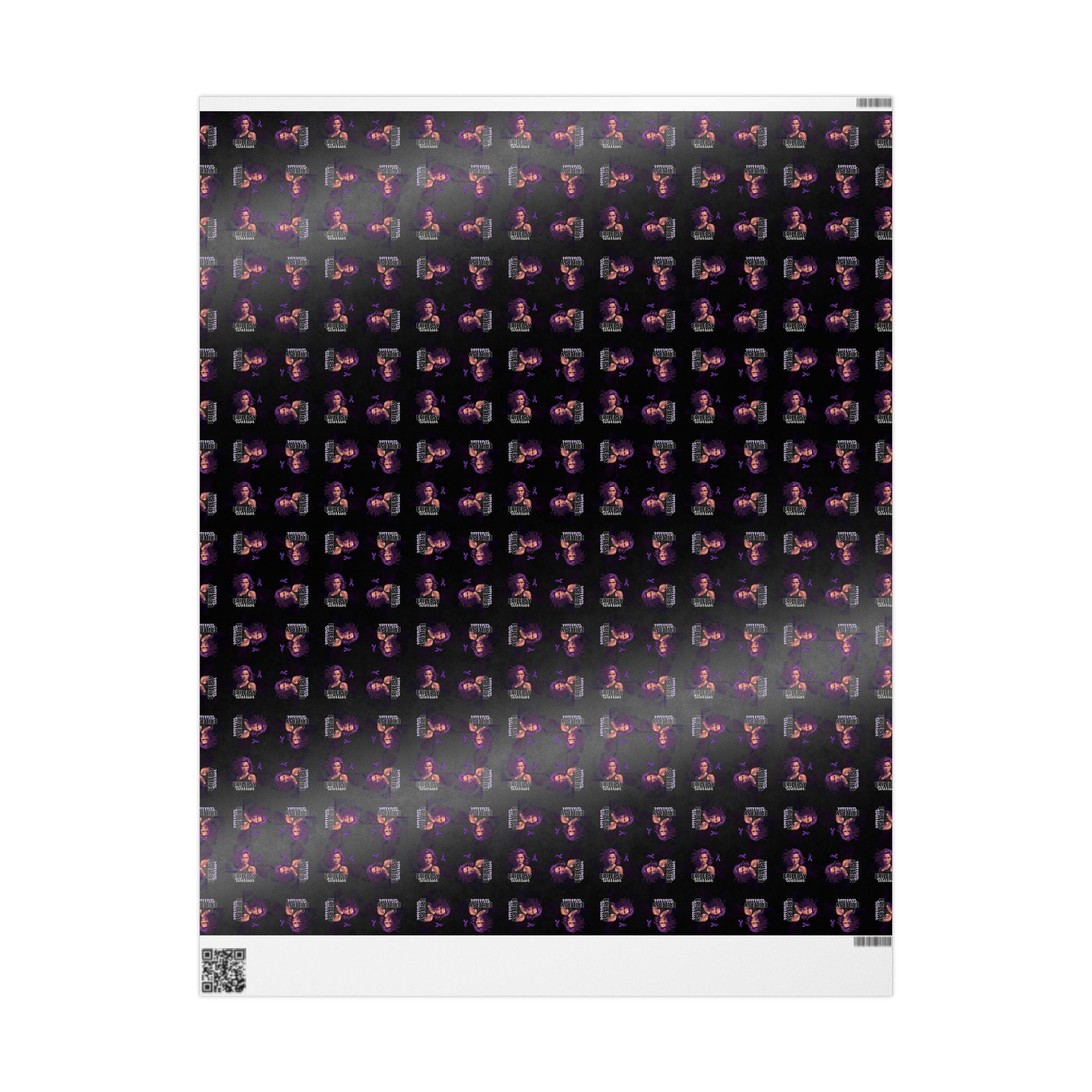 Epilepsy Warrior Woman Wrapping Paper - Paper Products, Gift Wrapping Paper - EpiAl's Shop