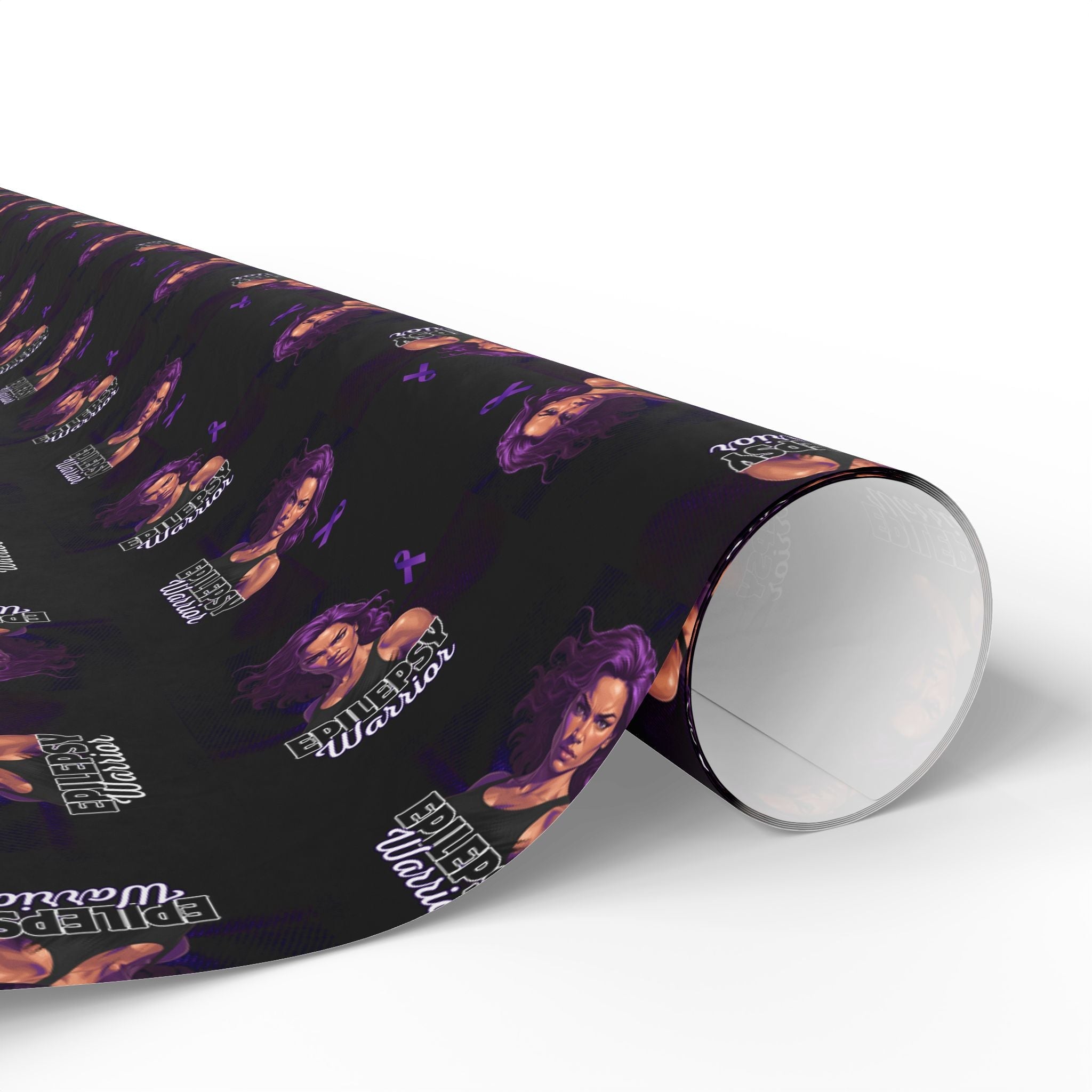 Epilepsy Warrior Woman Wrapping Paper - Paper Products, Gift Wrapping Paper - EpiAl's Shop