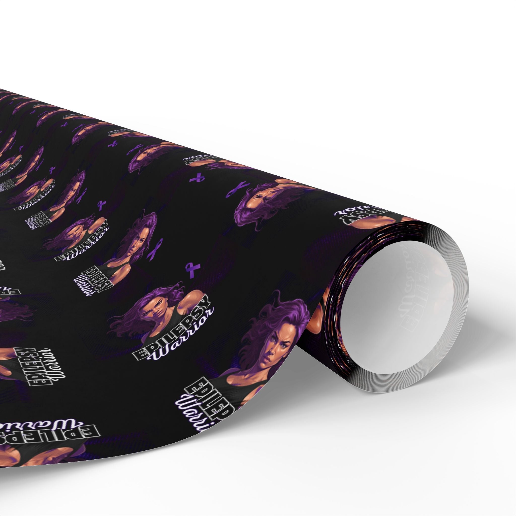 Epilepsy Warrior Woman Wrapping Paper - Paper Products, Gift Wrapping Paper - EpiAl's Shop