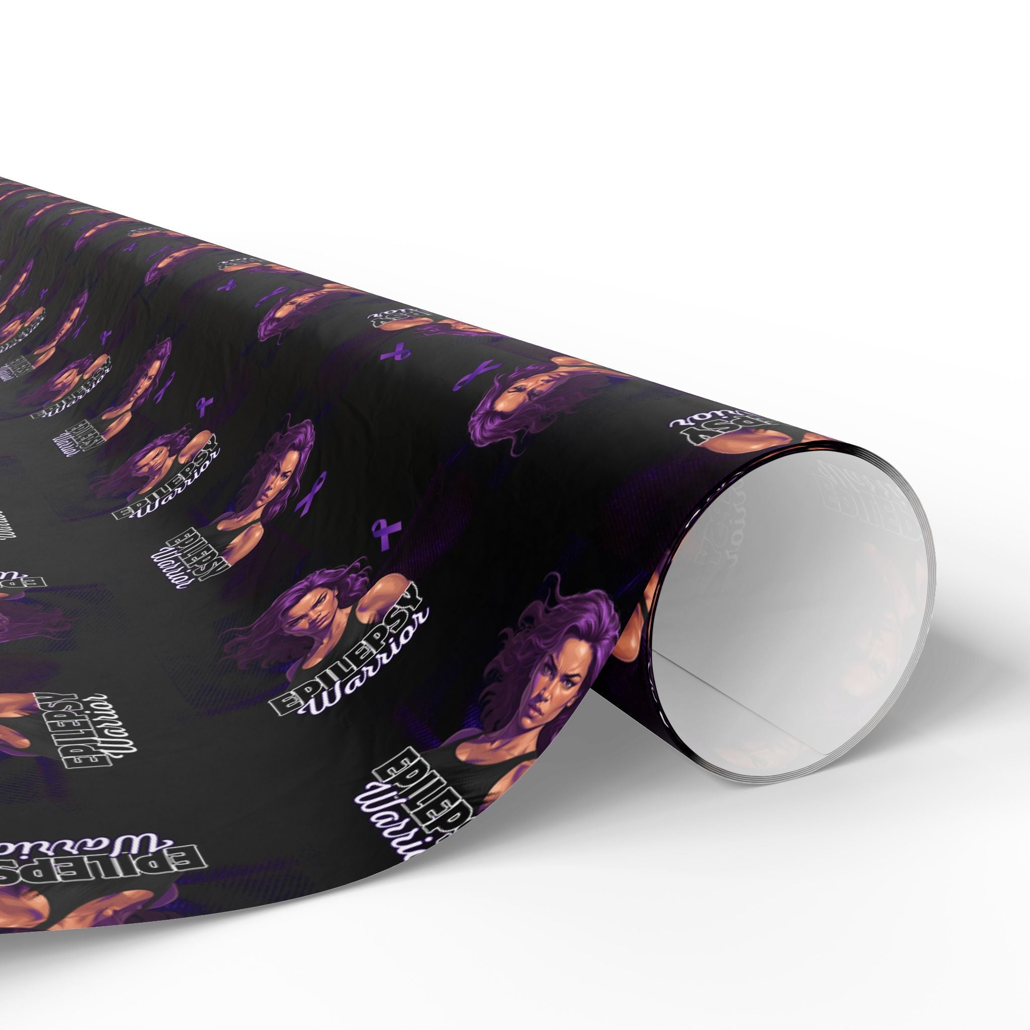 Epilepsy Warrior Woman Wrapping Paper - Paper Products, Gift Wrapping Paper - EpiAl's Shop