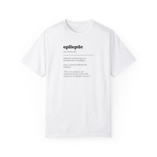 Epileptic Definition Unisex Garment - Dyed T - shirt - T - Shirt - Epileptic Al’s Shop