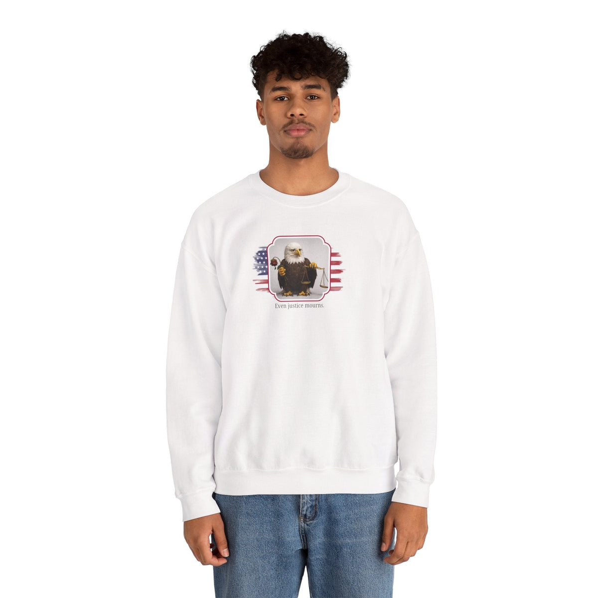 Even Justice Mourns Political Parody Sweatshirt - Clothing, Unisex, Sweatshirts - EpiAl's Shop