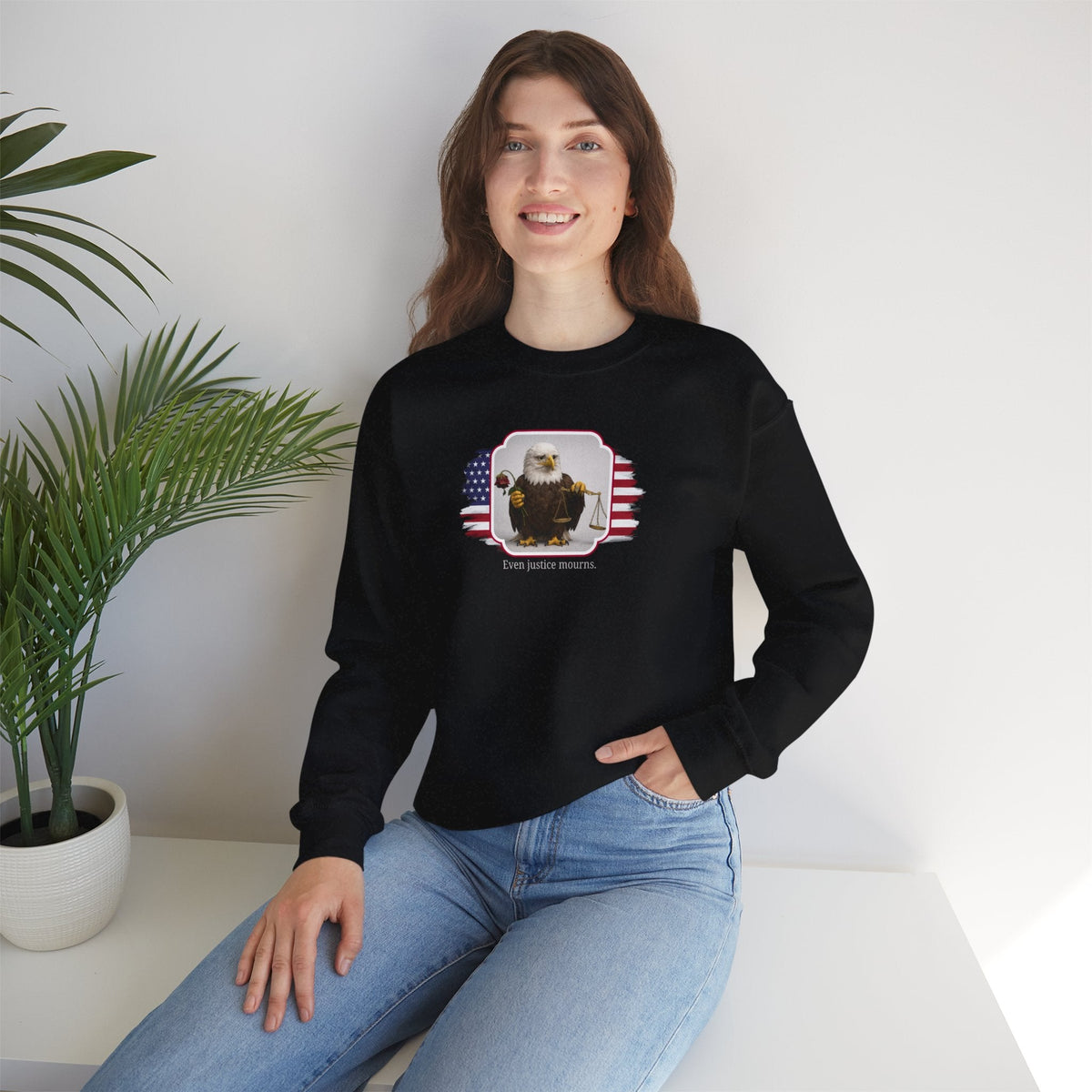 Even Justice Mourns Political Parody Sweatshirt - Clothing, Unisex, Sweatshirts - EpiAl's Shop