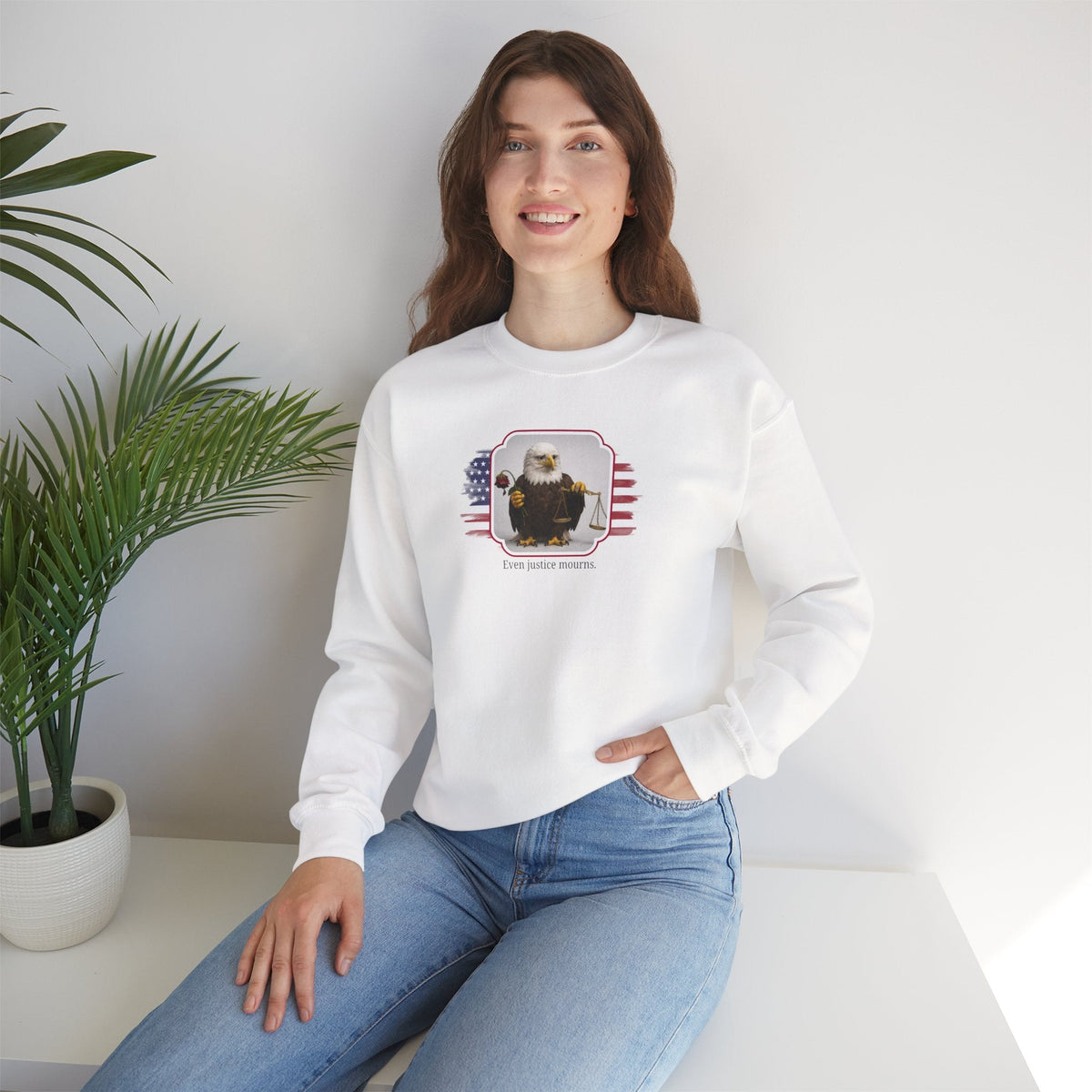 Even Justice Mourns Political Parody Sweatshirt - Clothing, Unisex, Sweatshirts - EpiAl's Shop