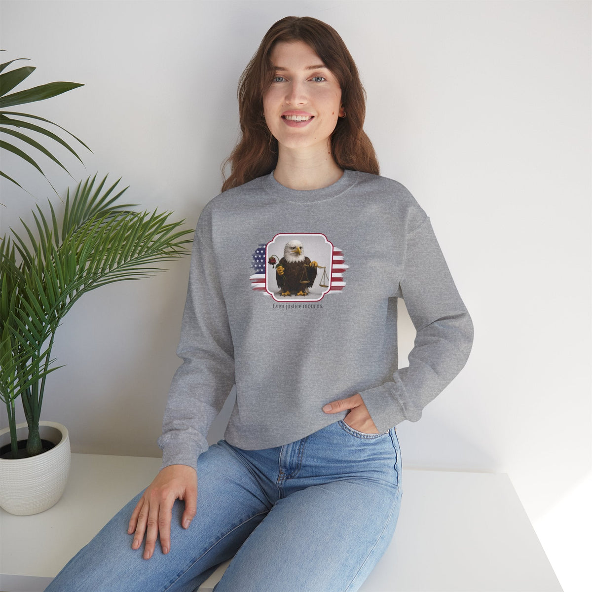 Even Justice Mourns Political Parody Sweatshirt - Clothing, Unisex, Sweatshirts - EpiAl's Shop