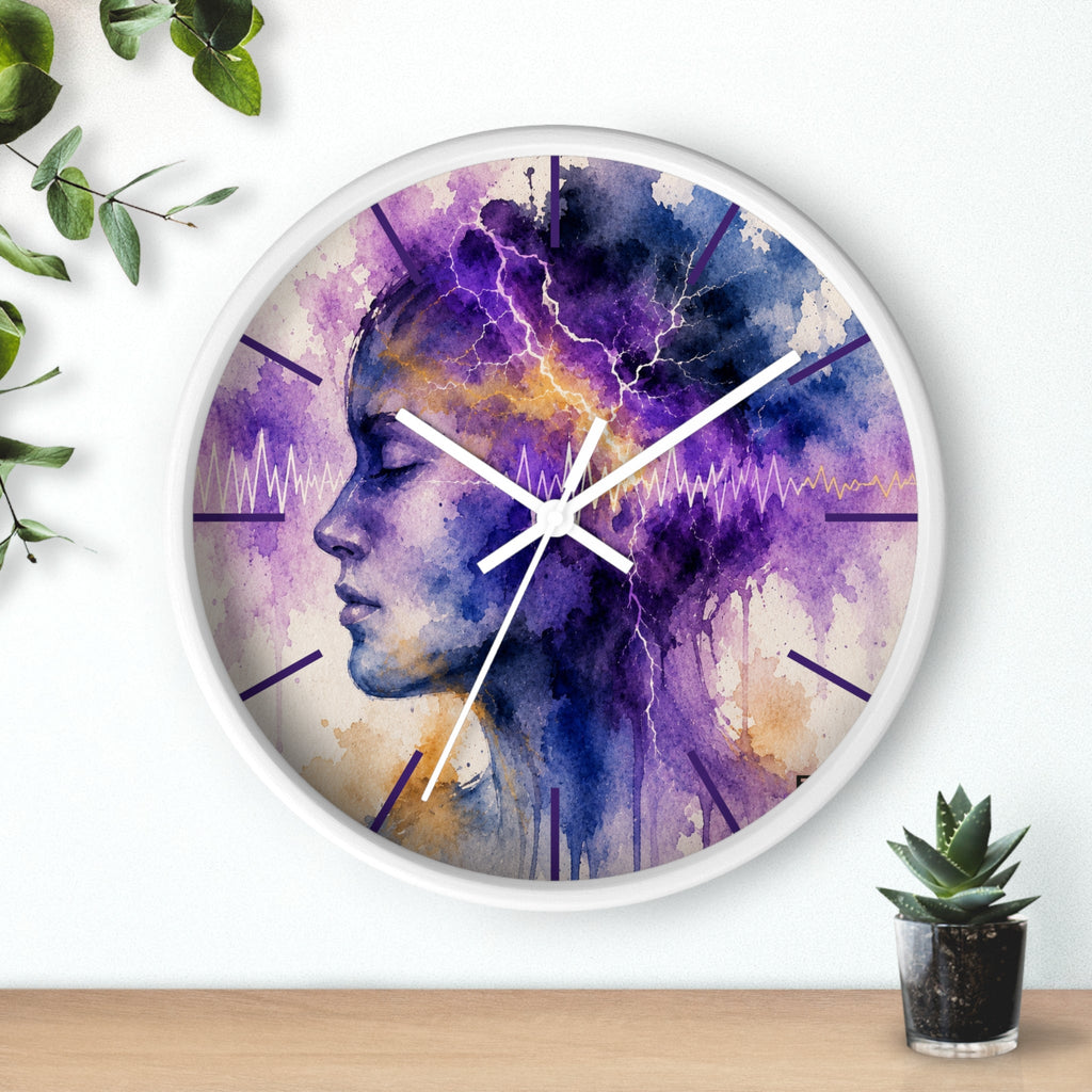 Every Second Matters Epilepsy Awareness Clock - Decor, Clocks, Wall - EpiAl's Shop