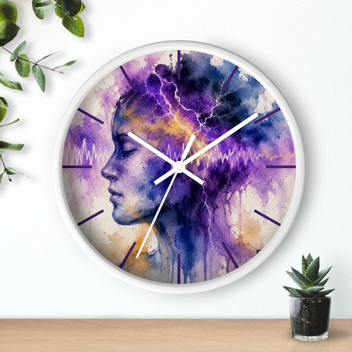 Every Second Matters Epilepsy Awareness Clock - Decor, Clocks, Wall - EpiAl's Shop