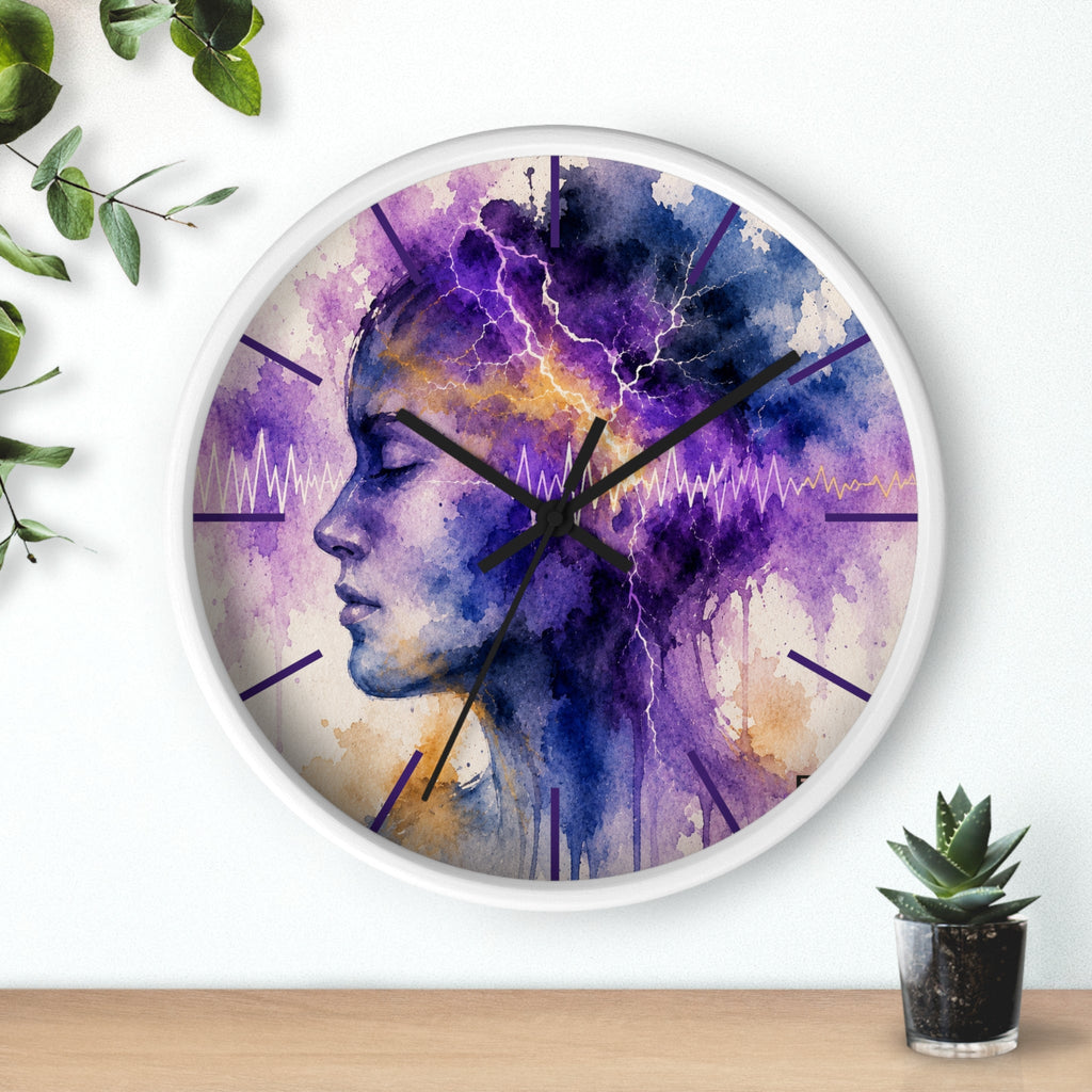 Every Second Matters Epilepsy Awareness Clock - Decor, Clocks, Wall - EpiAl's Shop