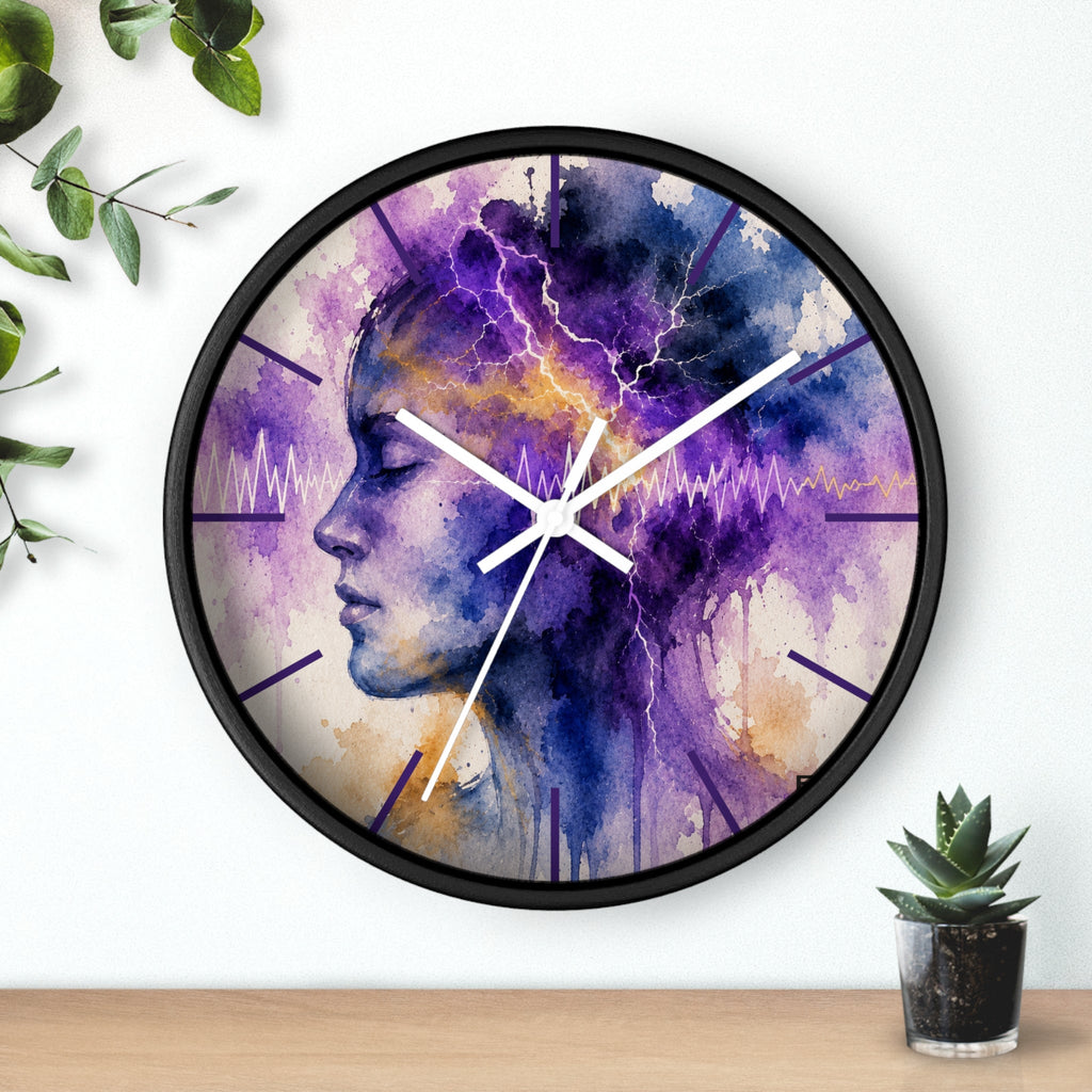 Every Second Matters Epilepsy Awareness Clock - Decor, Clocks, Wall - EpiAl's Shop