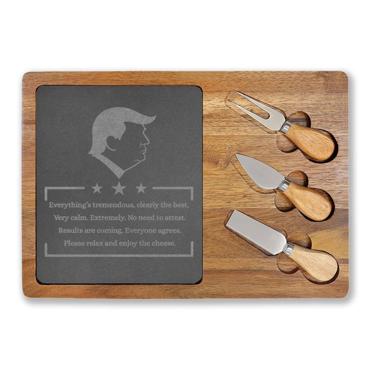 Everything’s Tremendous Charcuterie Board – Please Enjoy the Cheese - Boards & Trays, Charcuterie - EpiAl's Shop