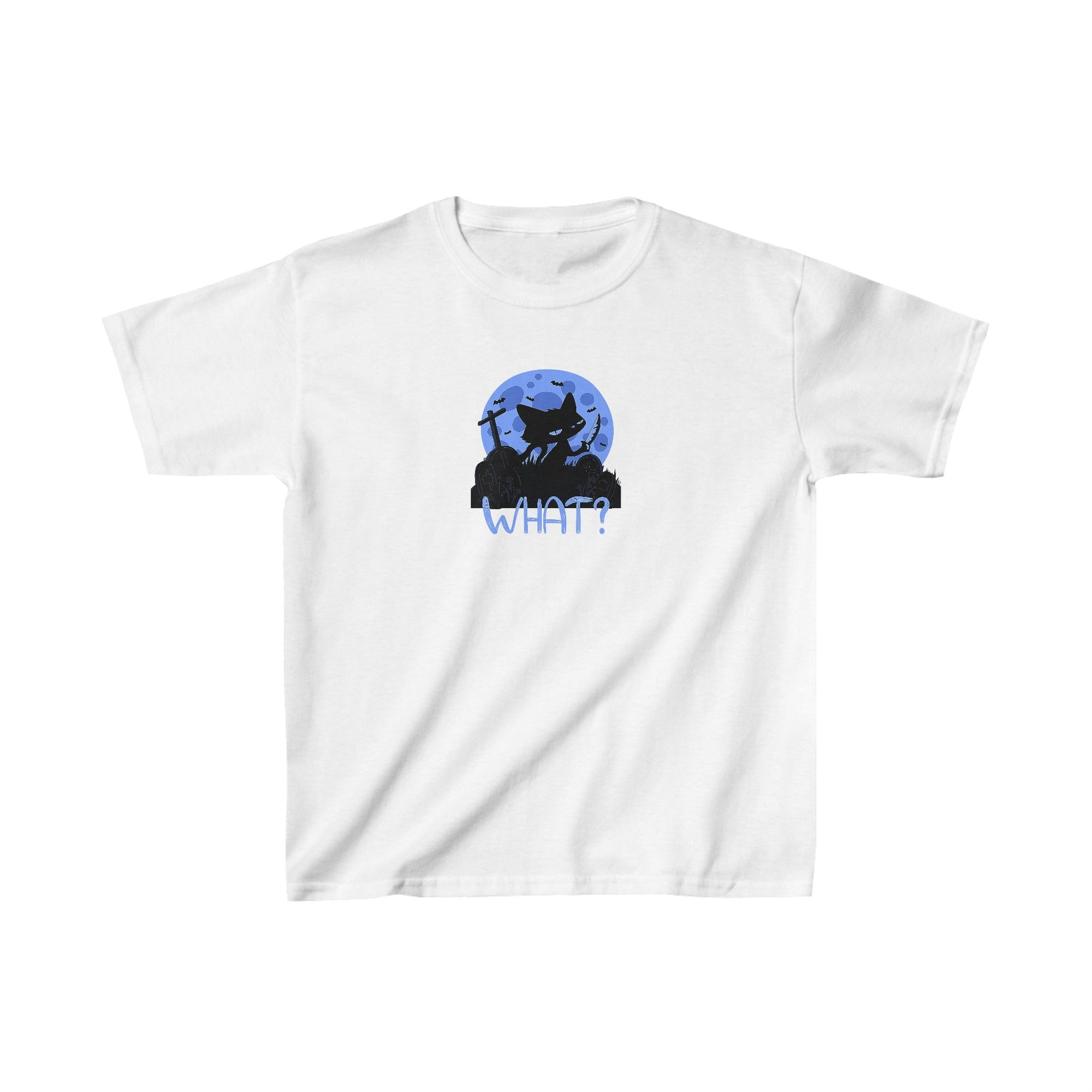 Evil Kitty Kids Heavy Cotton™ Tee - Kids clothes - Epileptic Al’s Shop