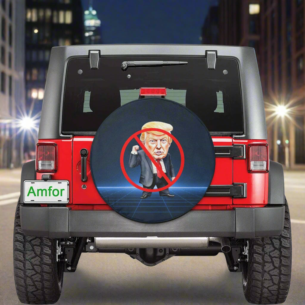 Anti-Trump Spare Tire Cover (Small)(15")