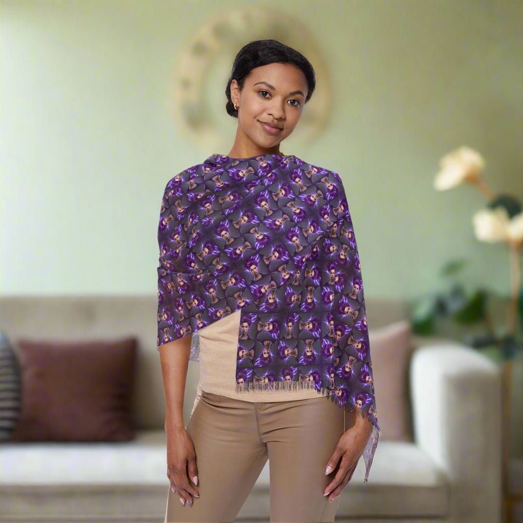 Face of Epilepsy Light Scarf - Clothing, Scarves - EpiAl's Shop